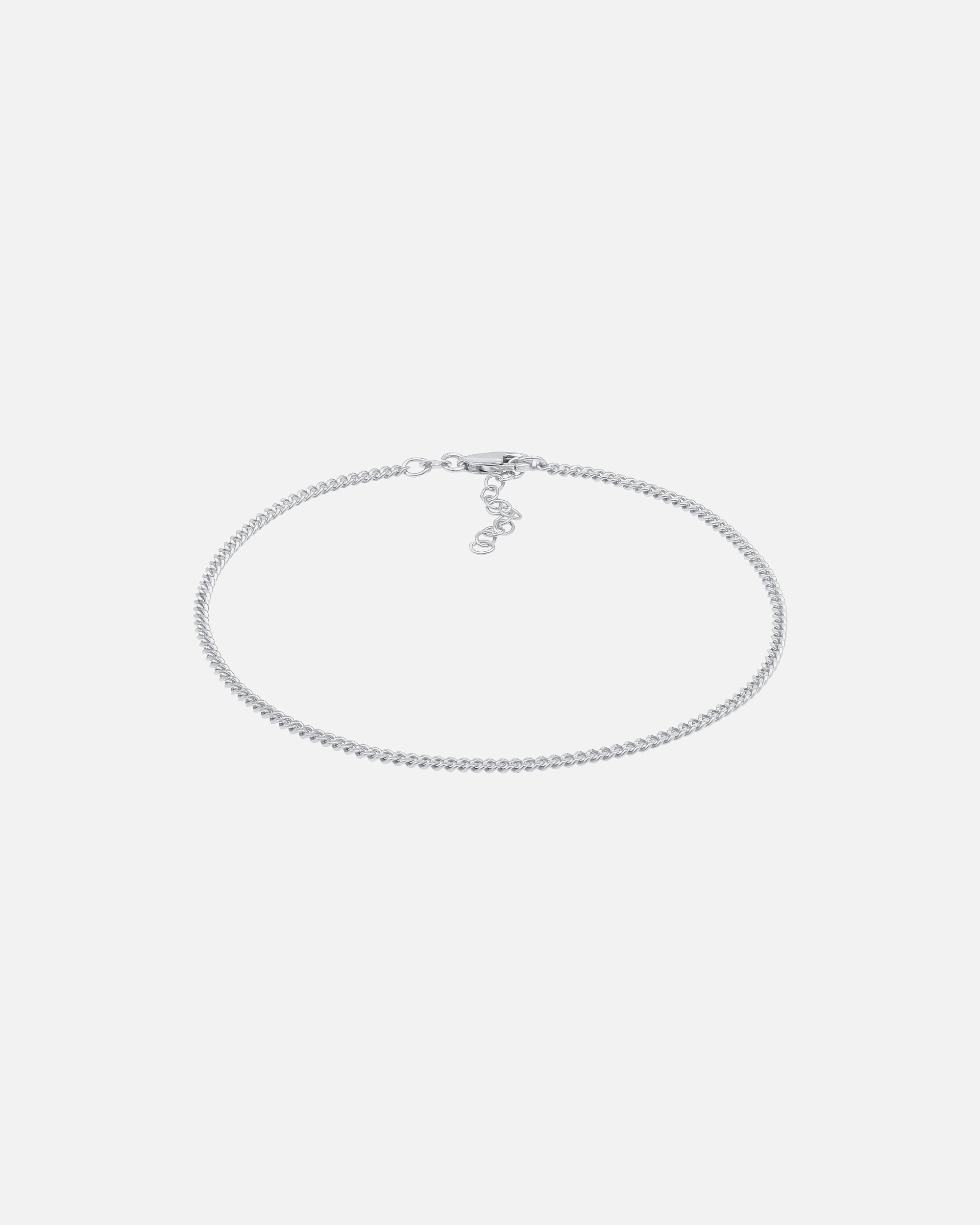 Schmuck für Weiblich Elli Elli Fußschmuck Panzer Kette Basic Zeitlos 925 Silber 1 Stück