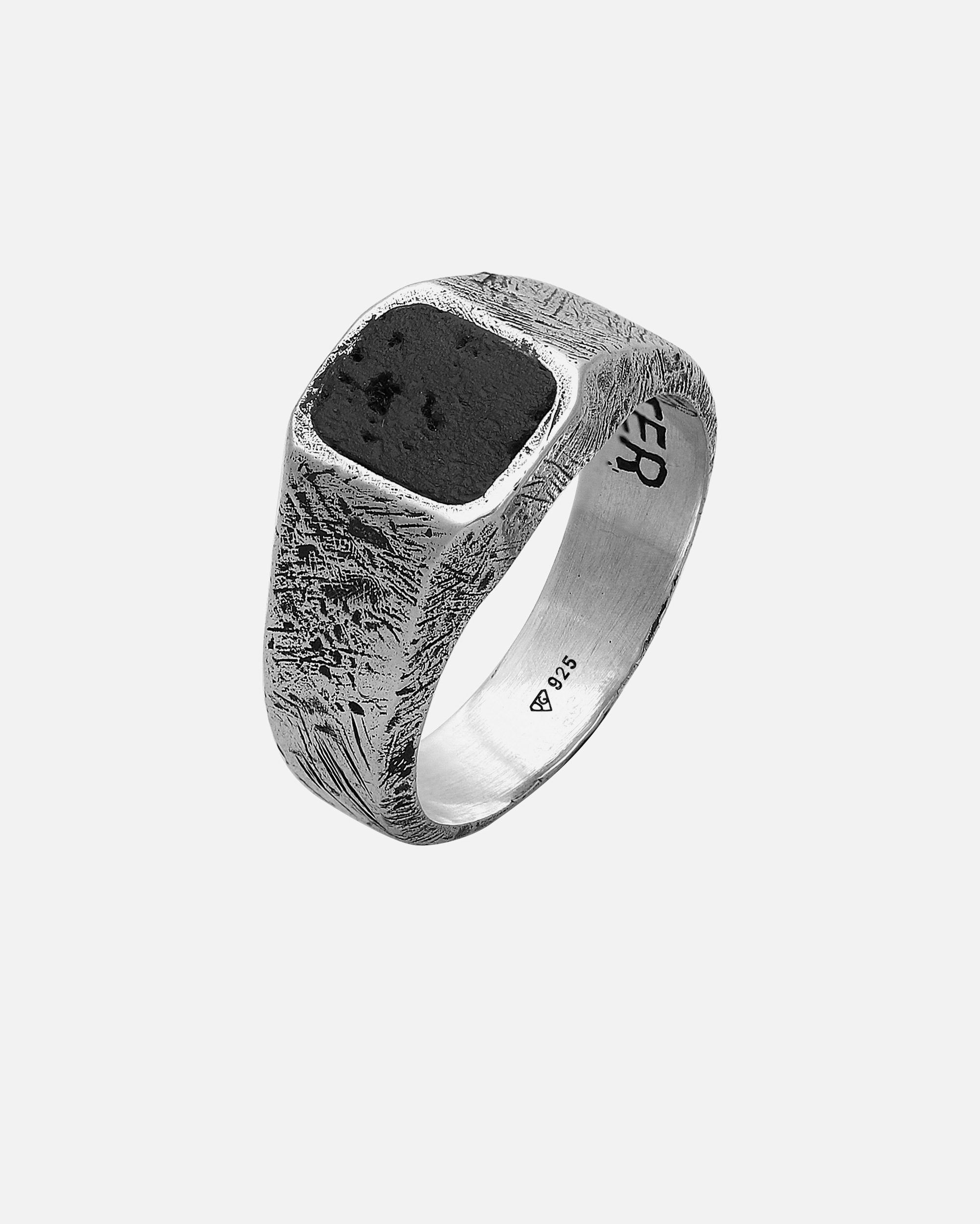 Ring für Männlich Haze & Glory Default Brand Line Siegelring - Firestarter 925 Silber 58