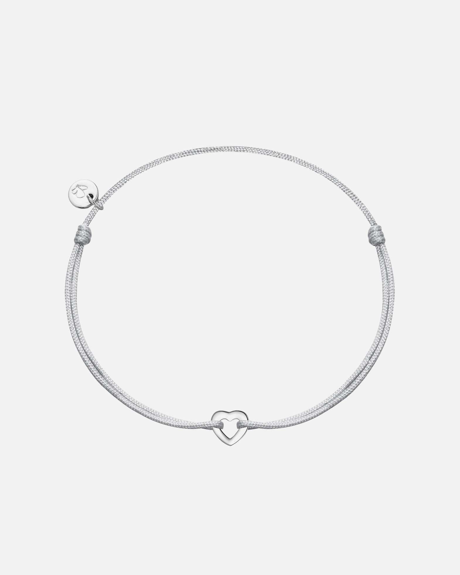 Armband für Weiblich Armband Herz aus Sterling Silber in silber 15,0 - 22,0 cm, flexibel einstellbar