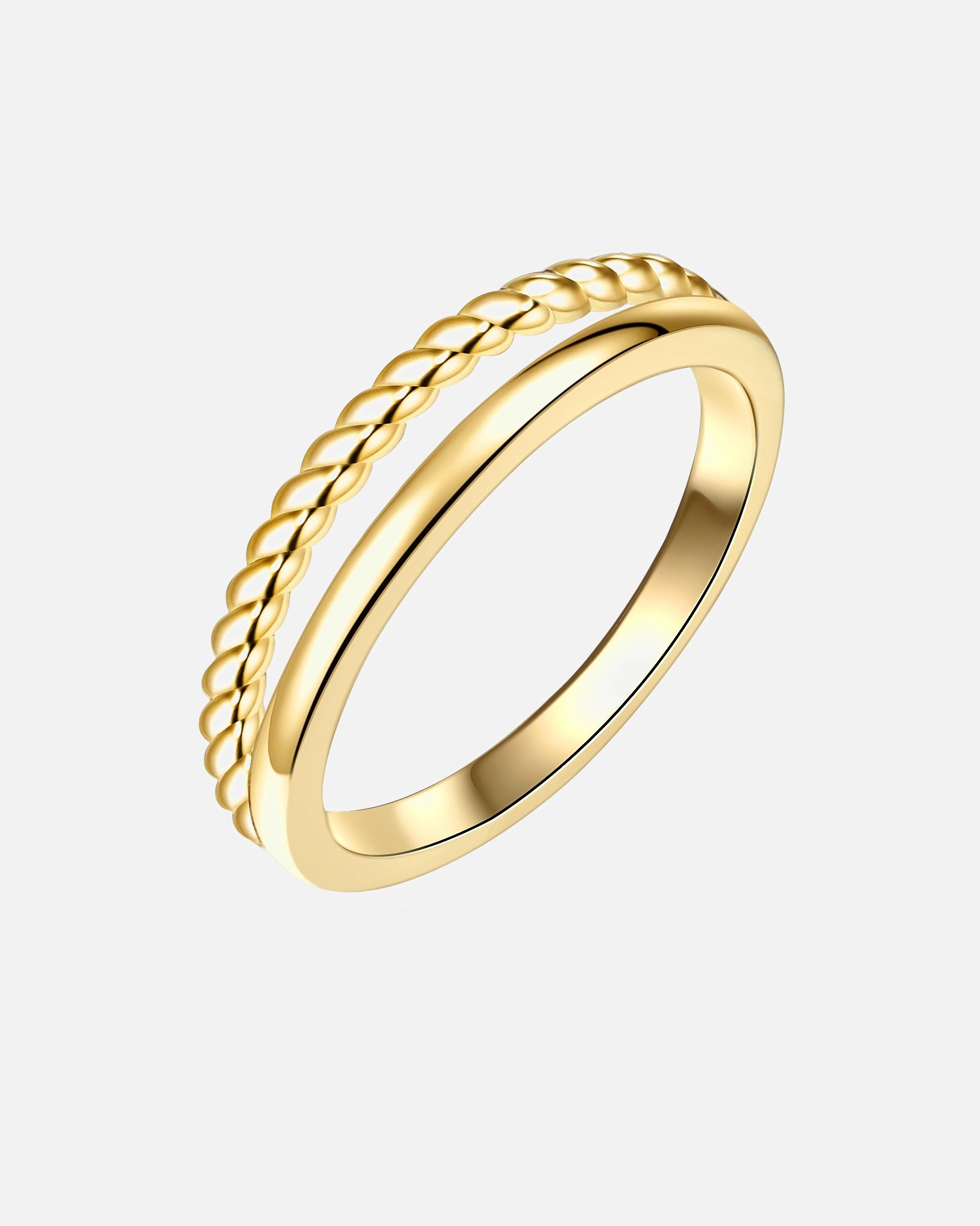Ring für Weiblich Rafaela Donata Ring Sterling Silber in Gelbgold 60