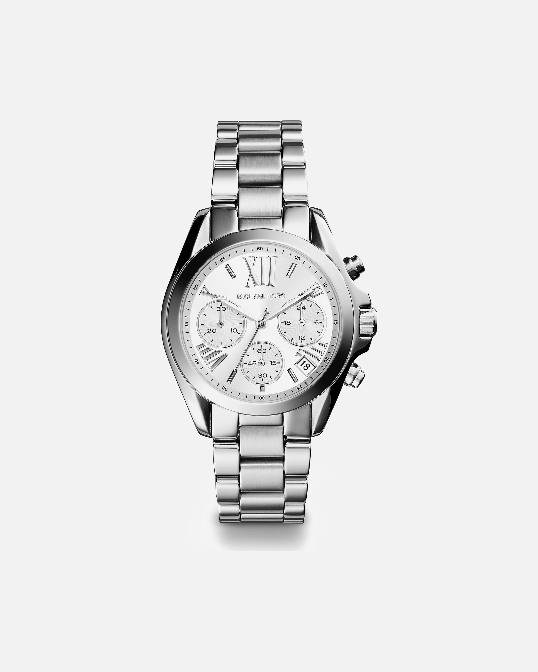 Uhr für Weiblich Michael Kors Bradshaw Uhr Silber