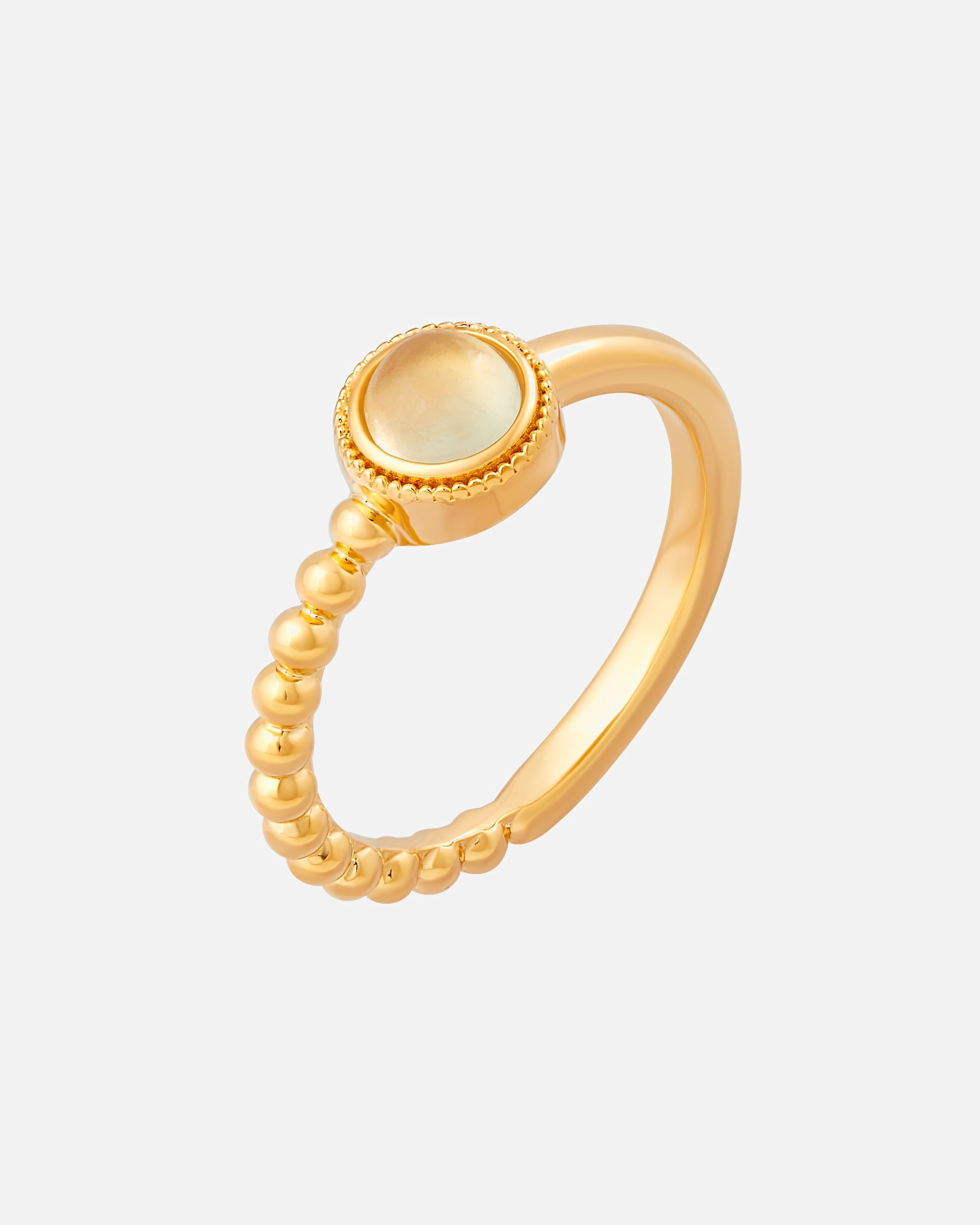 Ring für Weiblich caï Ring 925/- Sterling Silber Prehnit grün 060 (19,1)