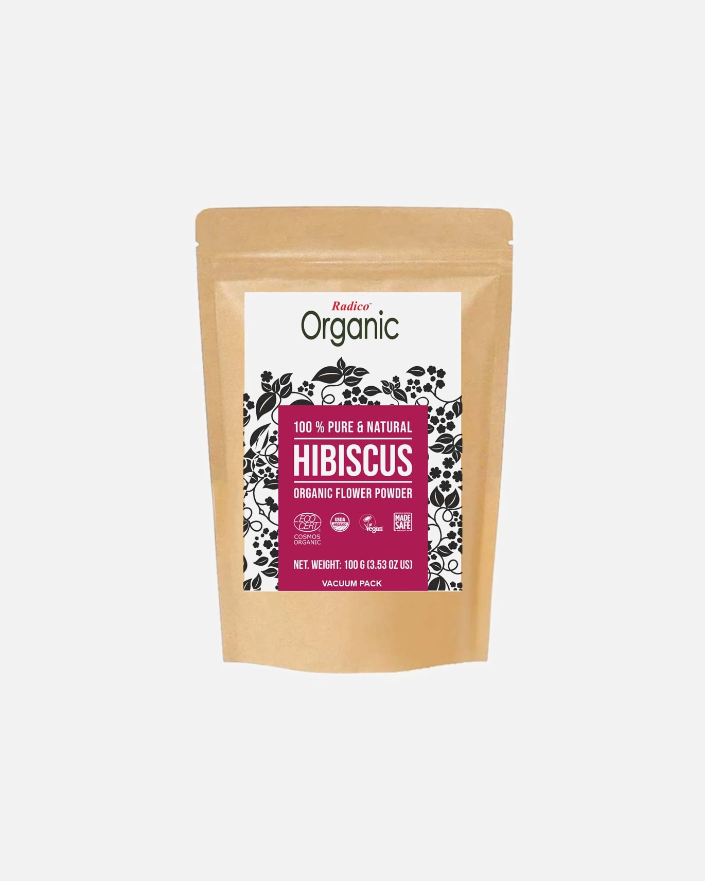 Haarkur für Unisex Radico Pflegekräuter - Hibiscus 100g Pflegekräuter - Hibiscus 100g