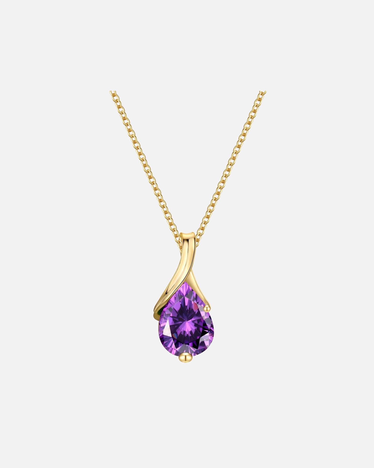 Halskette für Weiblich Rafaela Donata Halskette aus Sterling Silber in Gelbgold mit Zirkonia 1 Stück
