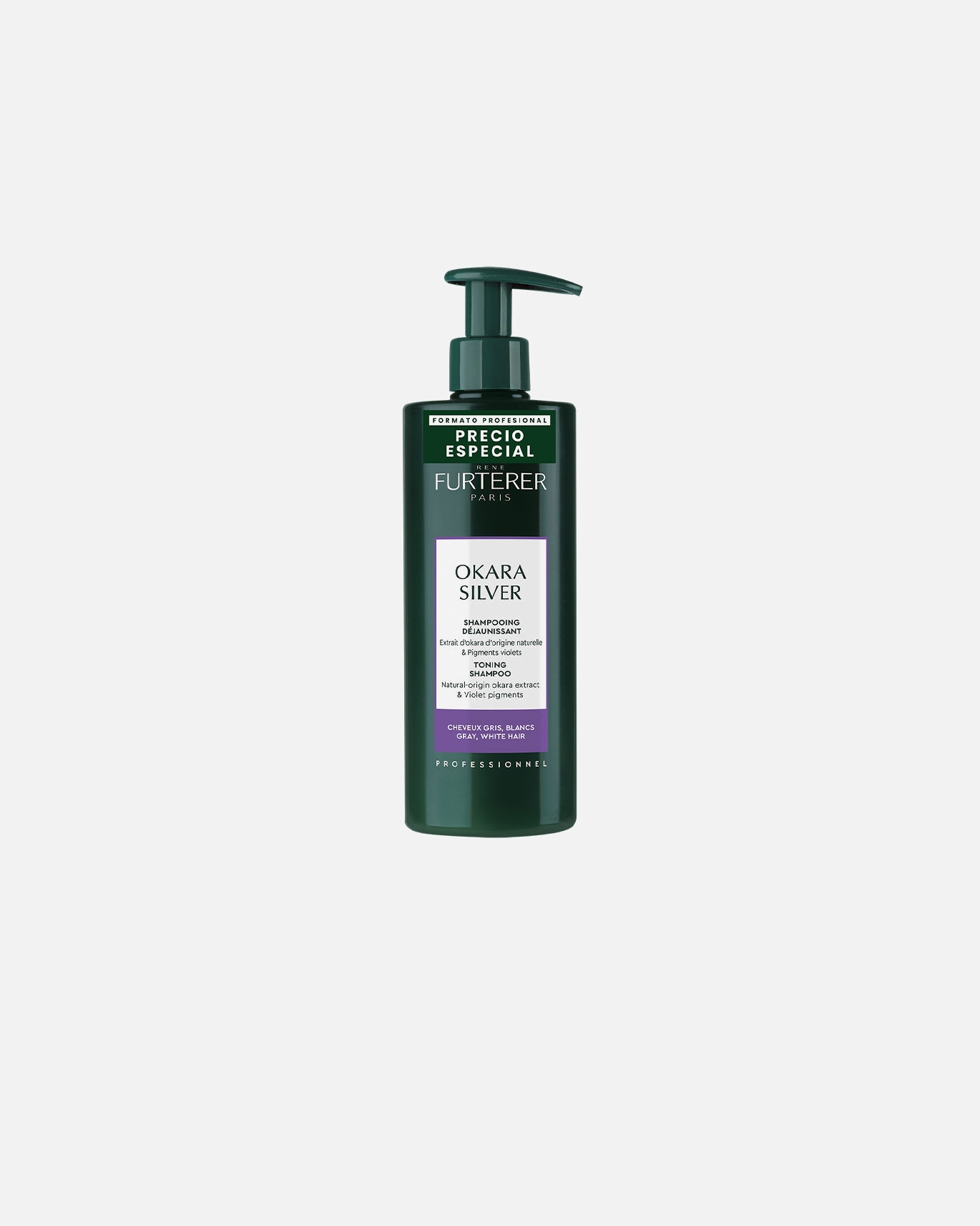 Shampoo für Unisex RenÉ Furterer OKARA mildes Silbershampoo 500 ml