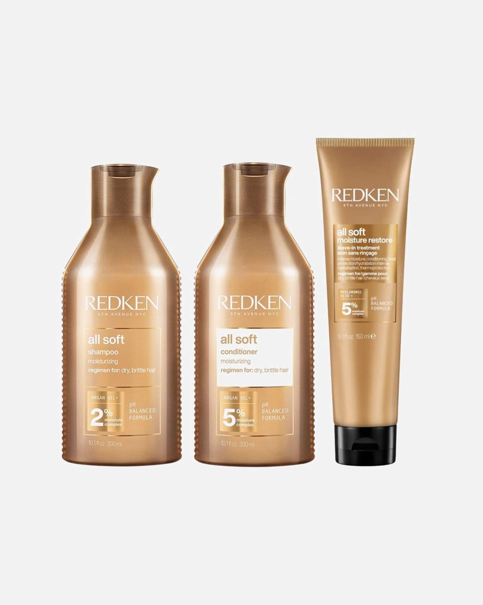 Haarpflegeset für Weiblich Redken All Soft Bundle Leave-In 1 Stück