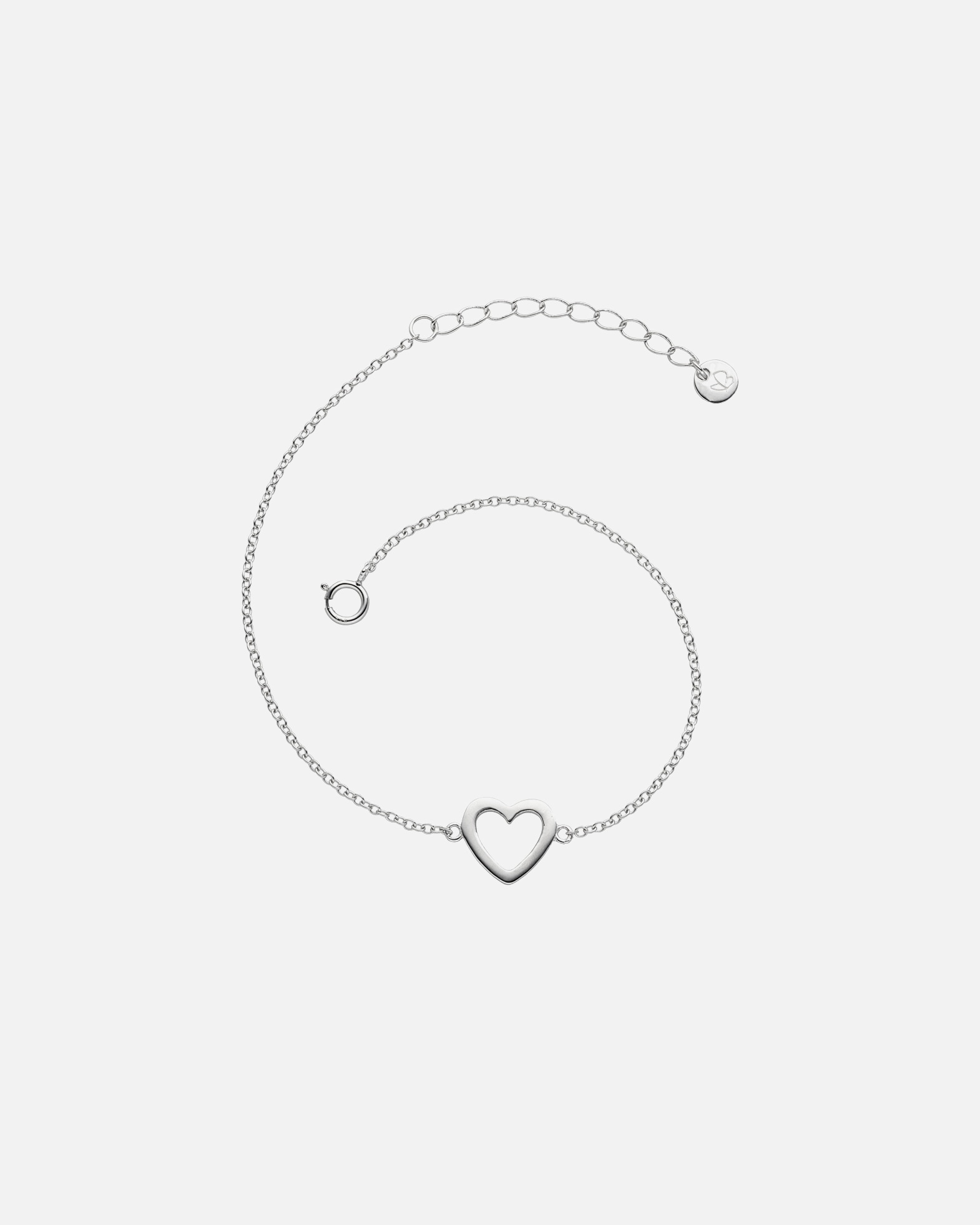 Armband für Weiblich Glanzstücke München Armband Herz Sterling Silber in Silber 1 Stück