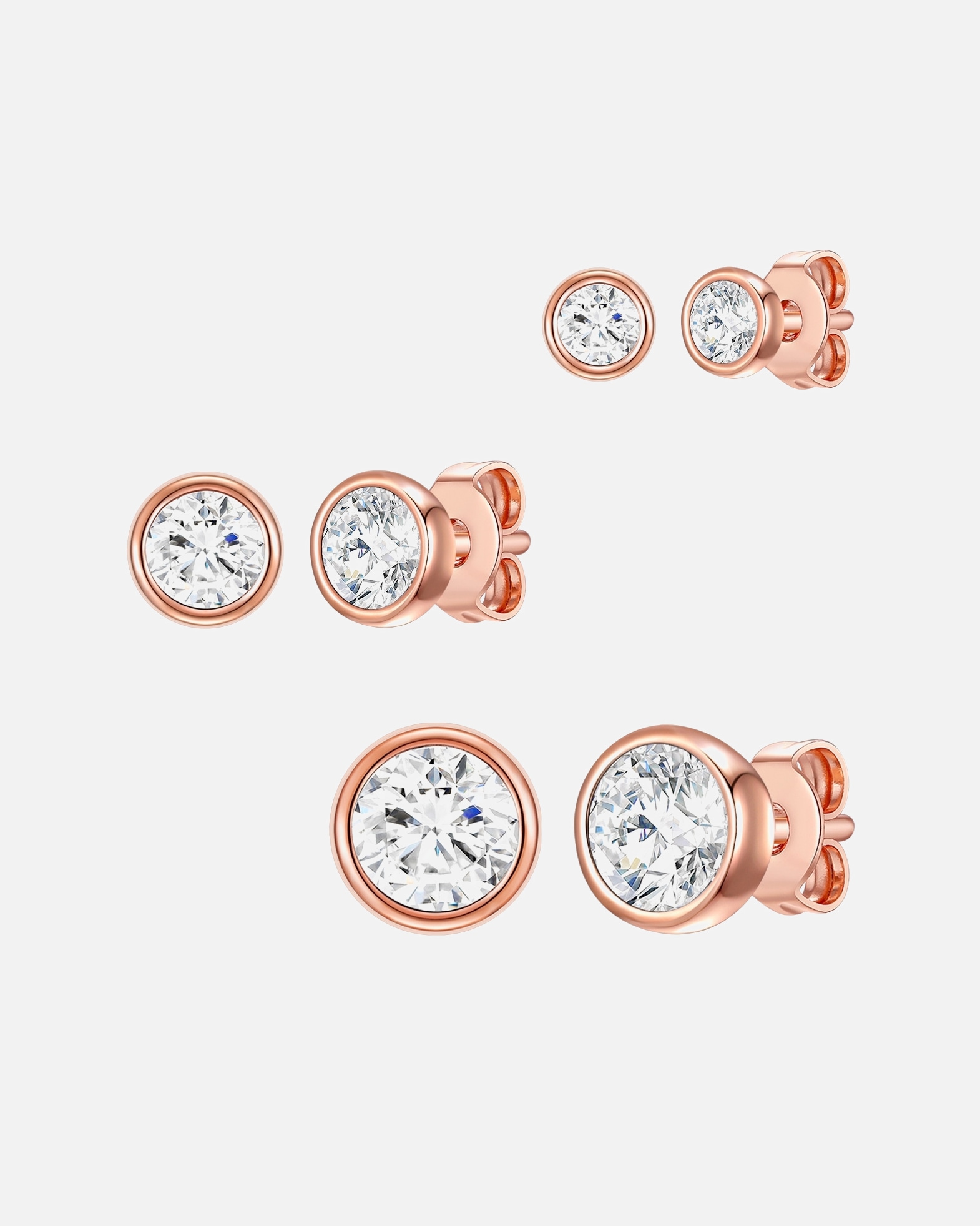 Schmuckset für Weiblich Rafaela Donata Schmuckset Sterling Silber verziert mit Kristallen von Swarovski® in Silber 1 Stück