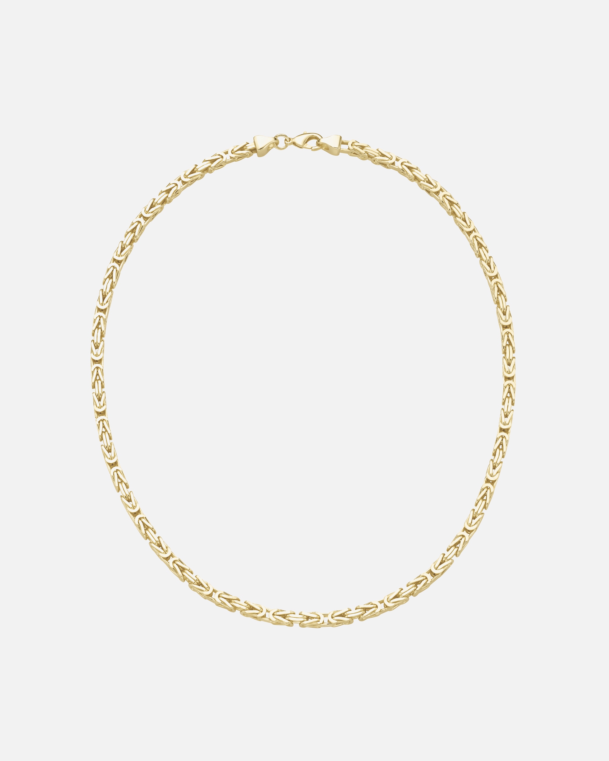 Halskette für Unisex Jacques Charrel Kette Königskette, hochwertige Kupfer Zink Legierung 55 cm