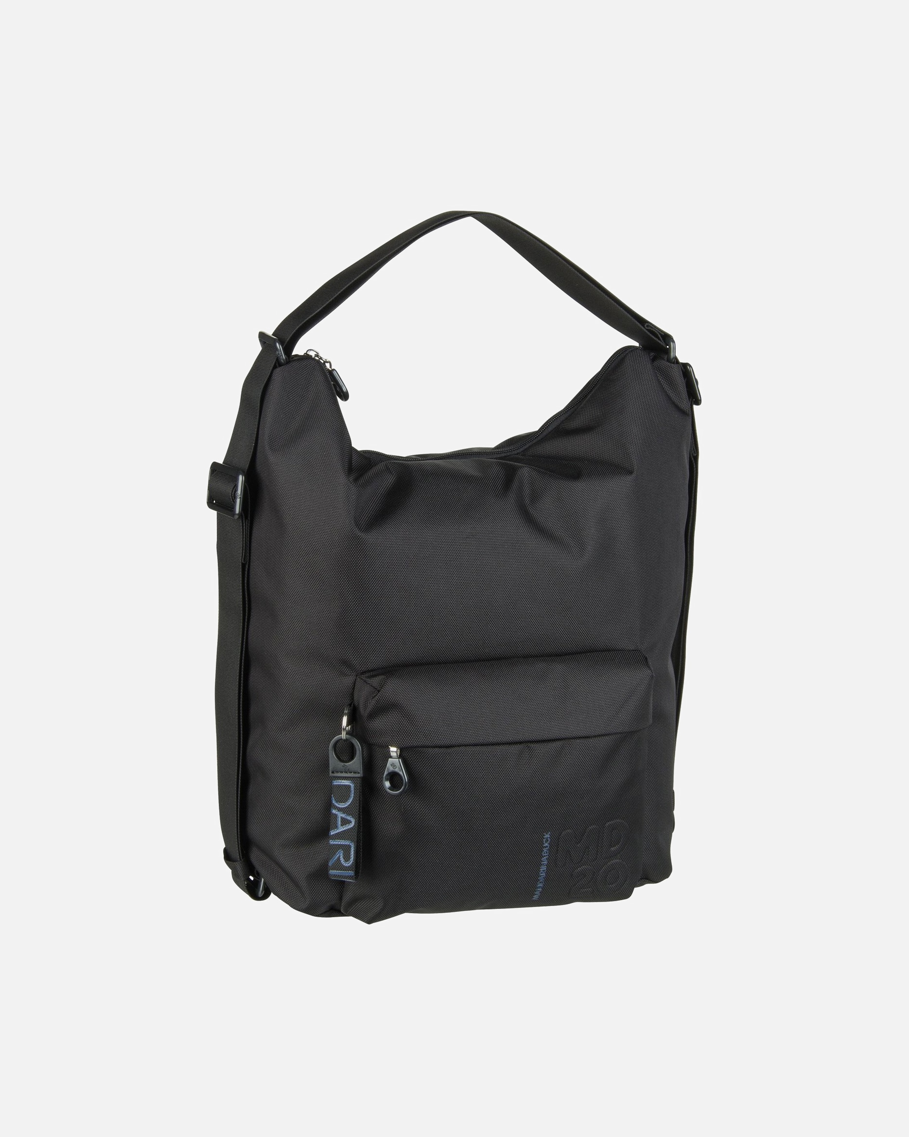 Handtasche für Weiblich Mandarina Duck Rucksack MD20 Hobo QMT09 Black