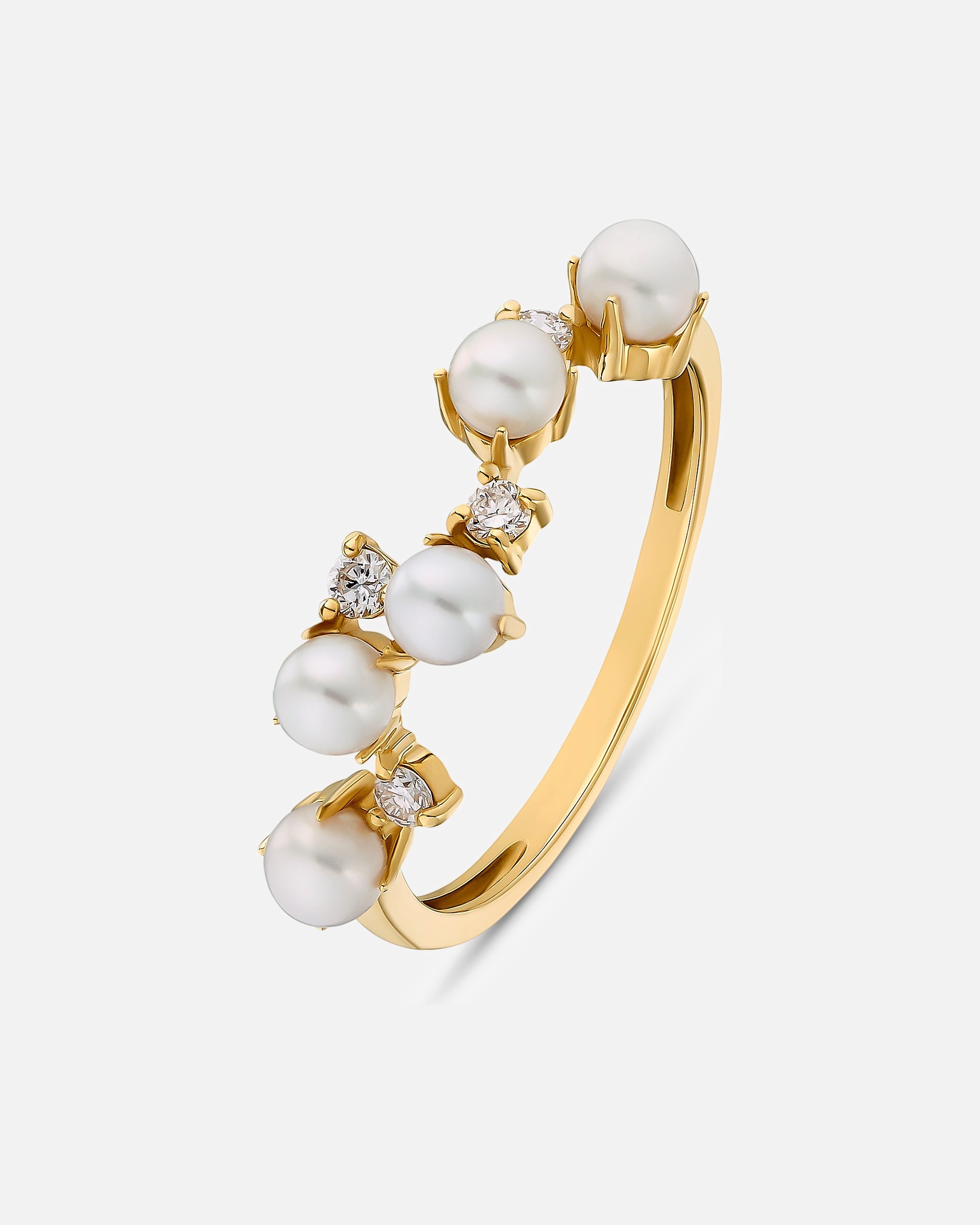 Ring für Weiblich YAMŌKO Damenring 585er Gelbgold 56