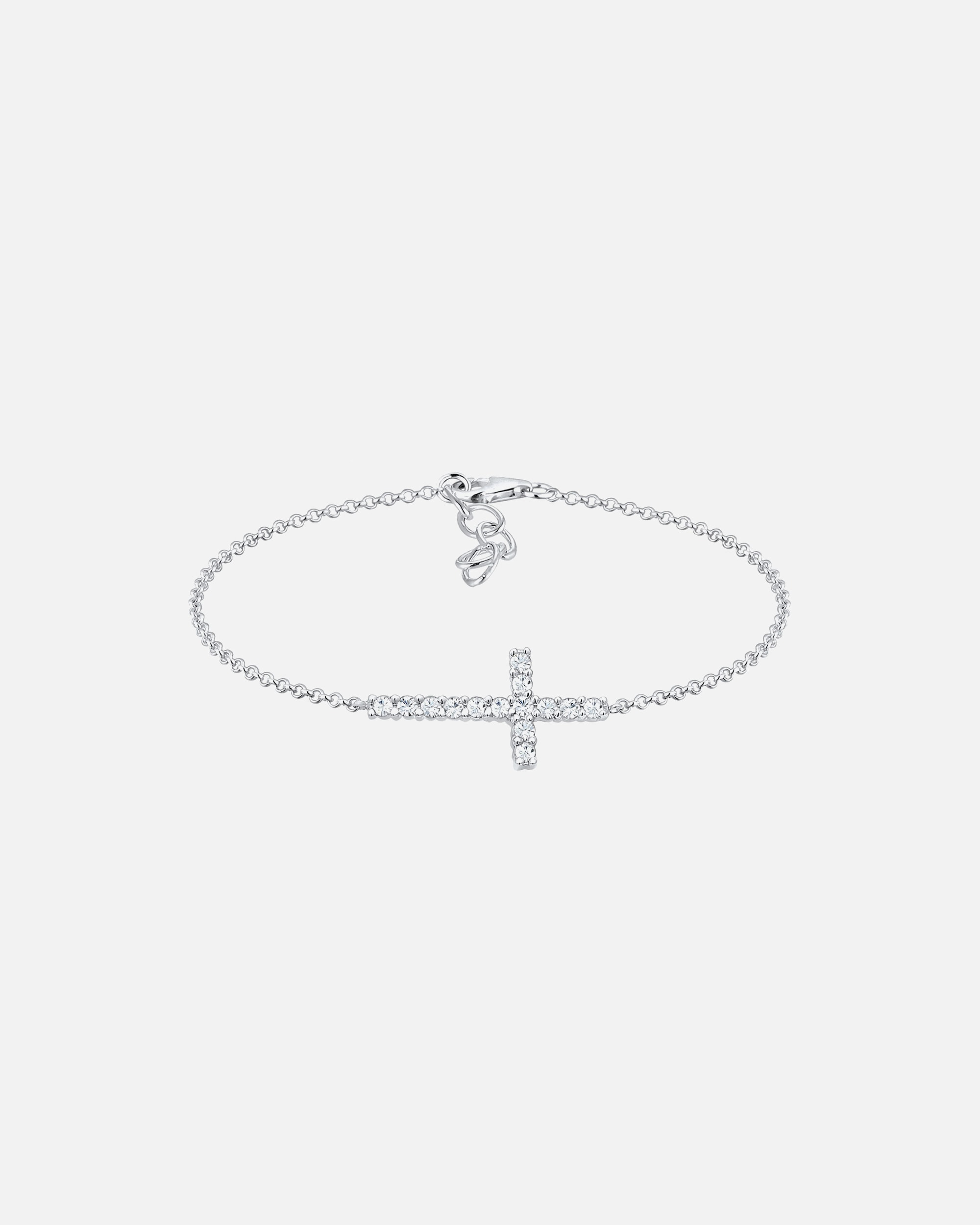 Armband für Weiblich Elli Kreuz Funkelnd 925 Silber vergoldet, mit Kristallen von Swarovski® 1 Stück