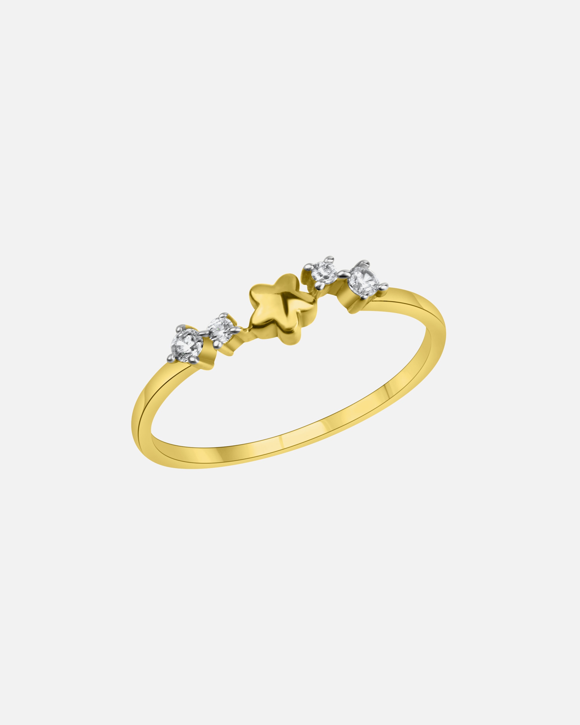 Ring für Weiblich Fascination by Ellen K. Ring 375/- Gold Zirkonia weiß 056 (17,8)