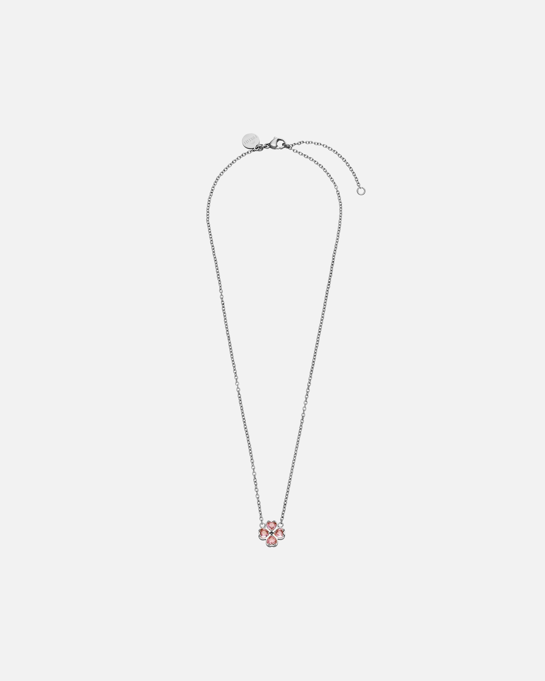 Halskette für Unisex Purelei Cuore Rosé Kette 100% Edelstahl Silver