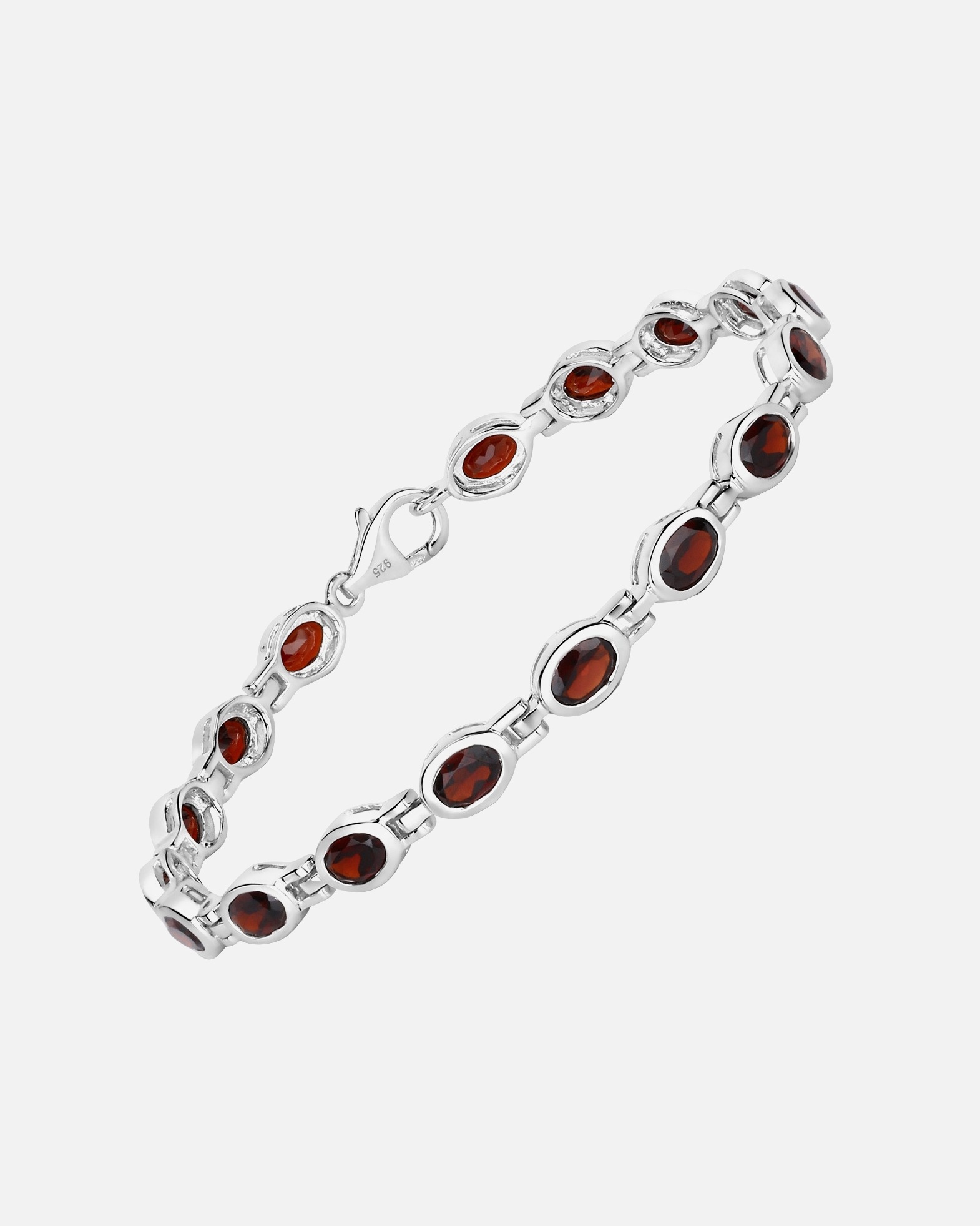 Armband für Weiblich Rafaela Donata Armband Sterling Silber Granat in Silber 1 Stück