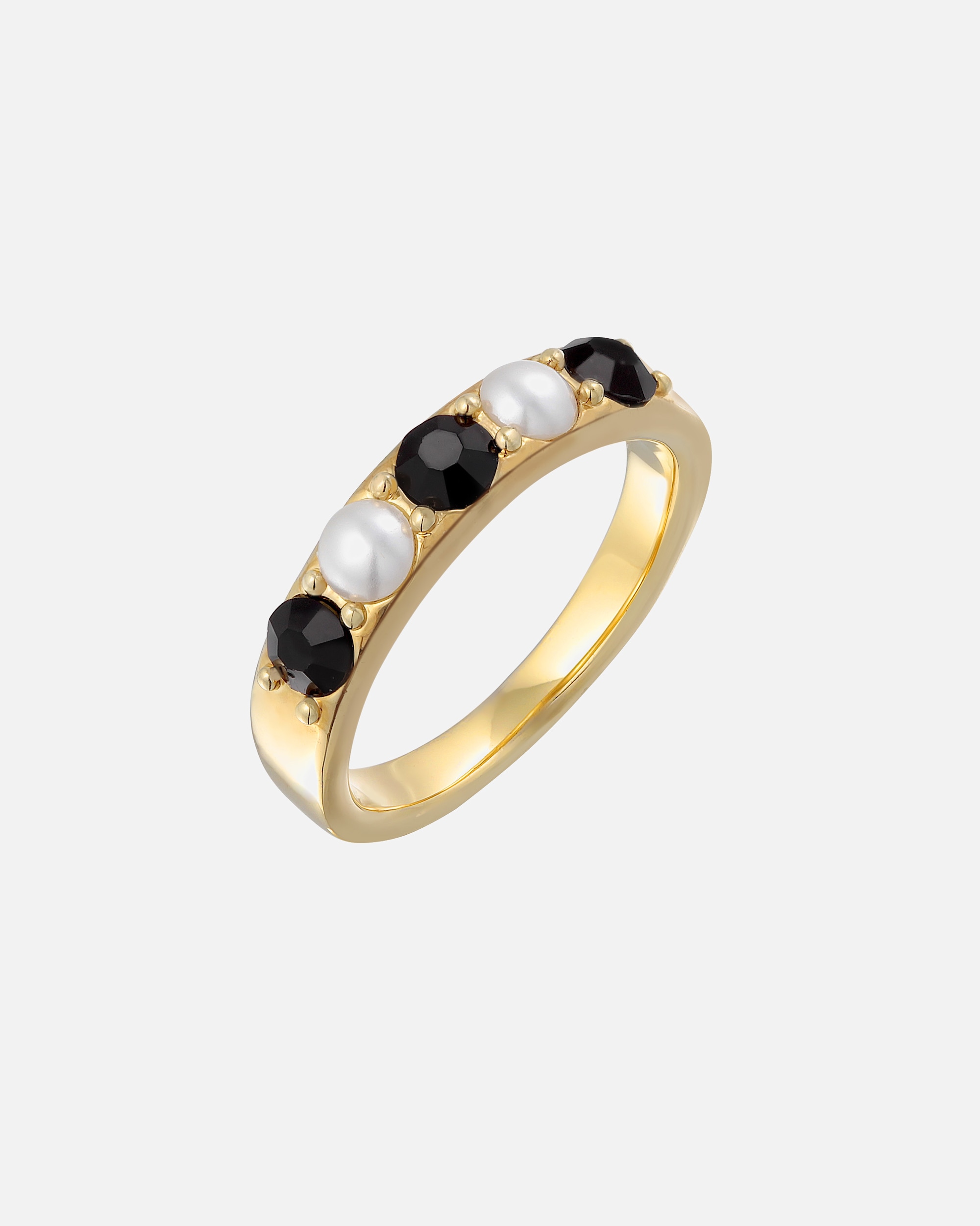 Ring für Weiblich Elli Elli Ring Kristalle Glasperlen Bandring Farbe Gold für Damen 58