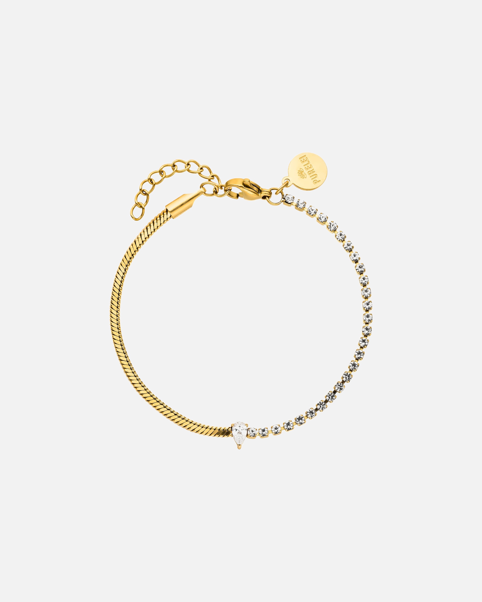 Armband für Weiblich Purelei Fusion Armband 100% Edelstahl Gold