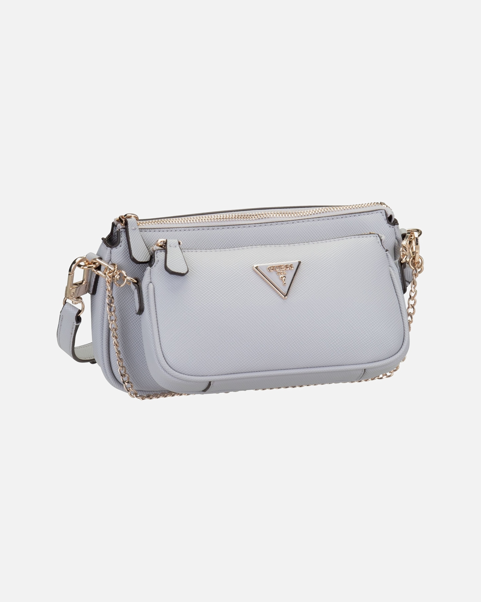 Umhängetasche für Weiblich GUESS Umhängetasche Noelle Double Pouch ZG Lavendar Grey