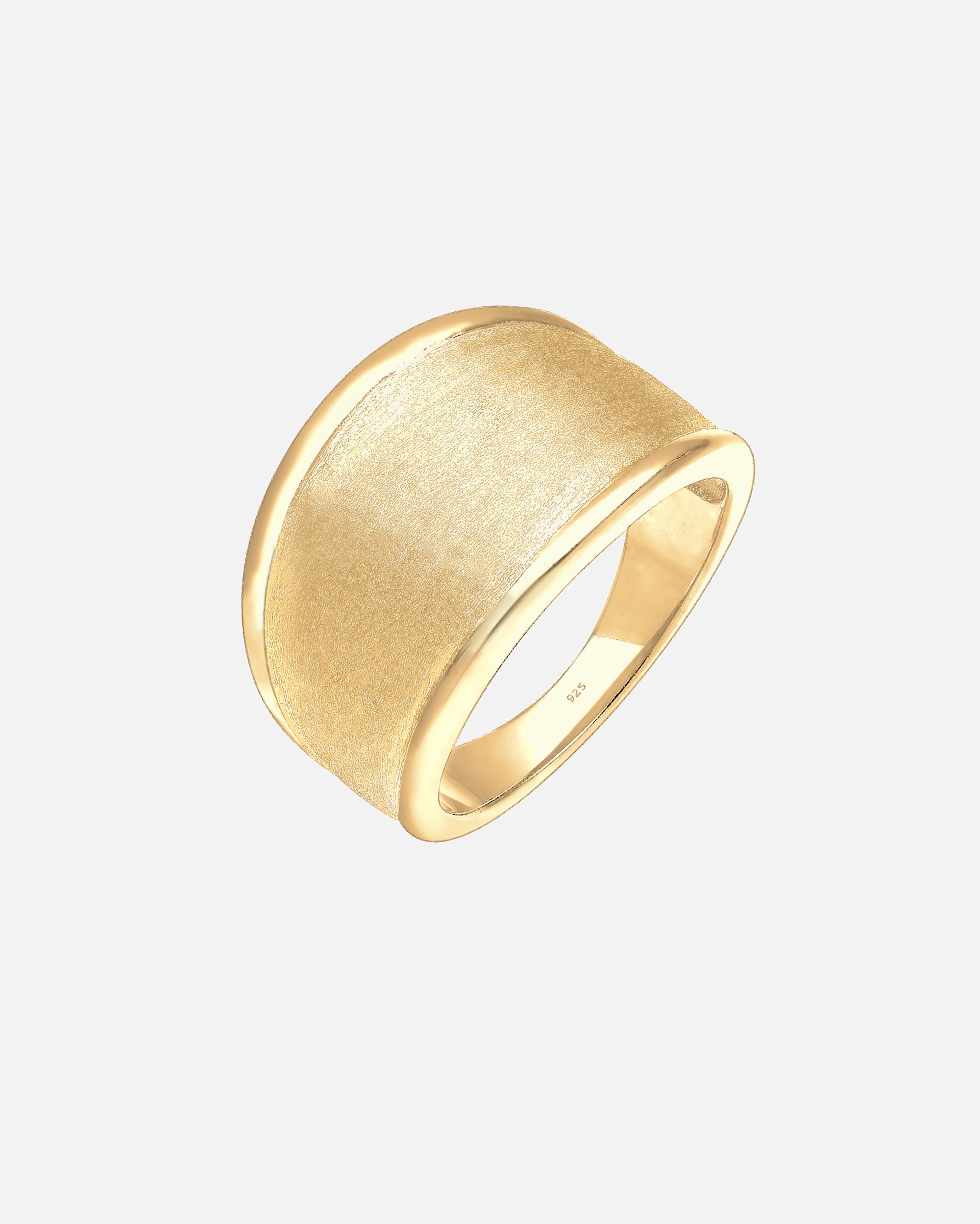 Ring für Weiblich Elli Basic Matt Trend Silber 925 Sterling Silber 52