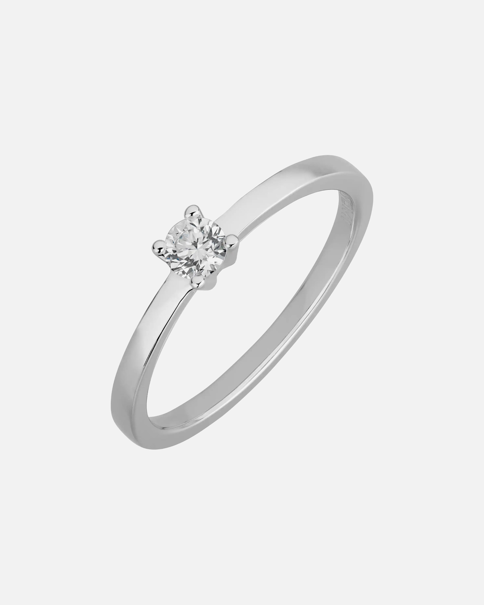 Ring für Weiblich Lyomi Default Brand Line Ring 375/- Gold Diamant Lab Grown weiß 0,20ct. 058 (18,5)