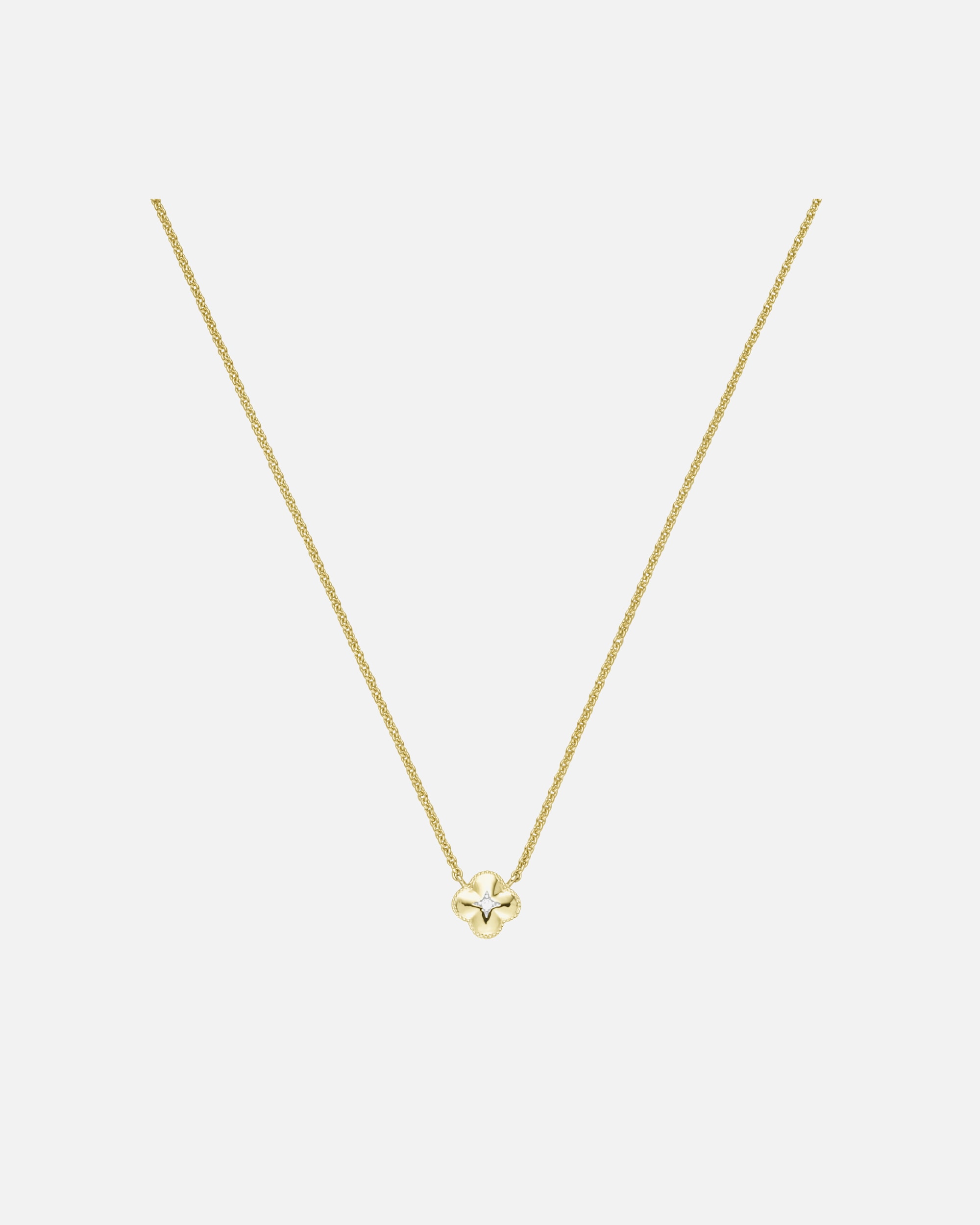 Halskette für Unisex Luigi Merano Kette Anhänger mit Zirkonia, Gold 375 45 cm