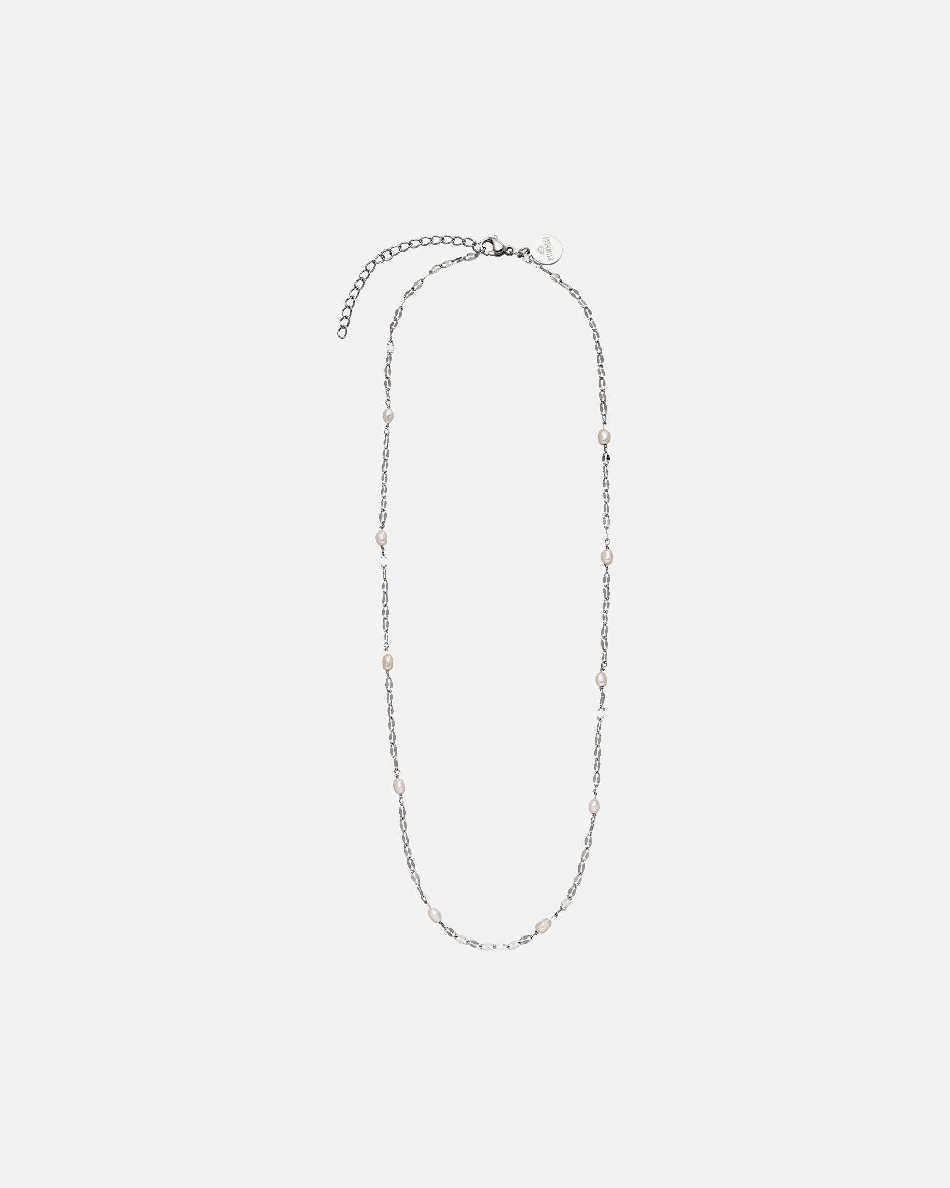 Halskette für Unisex Purelei Delicate Pearl Kette 100% Edelstahl Silver
