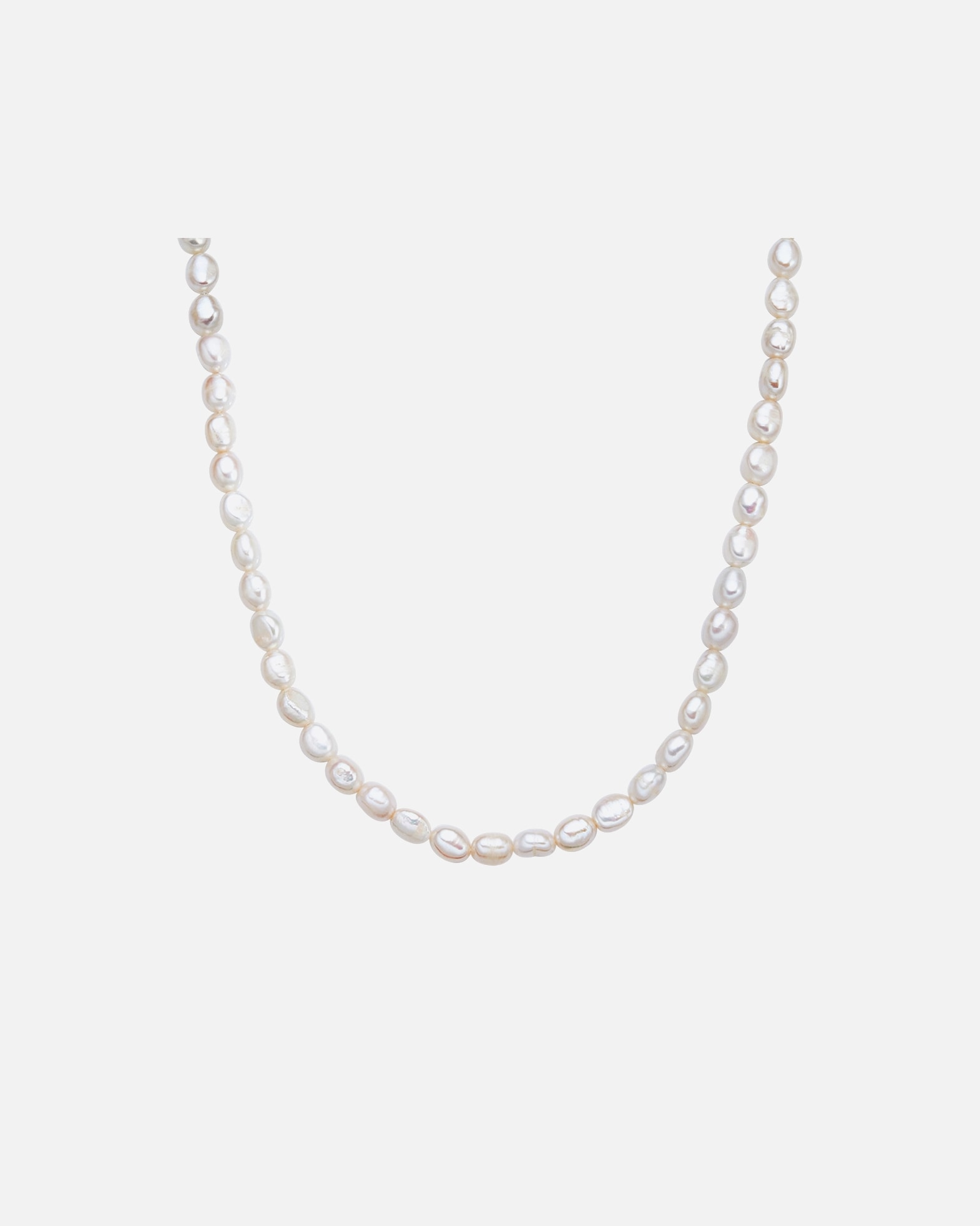 Halskette für Weiblich Valero Pearls Perlen-Kette aus Sterling Silber in gelbgold mit Süßwasser-Zuchtperle 1 Stück