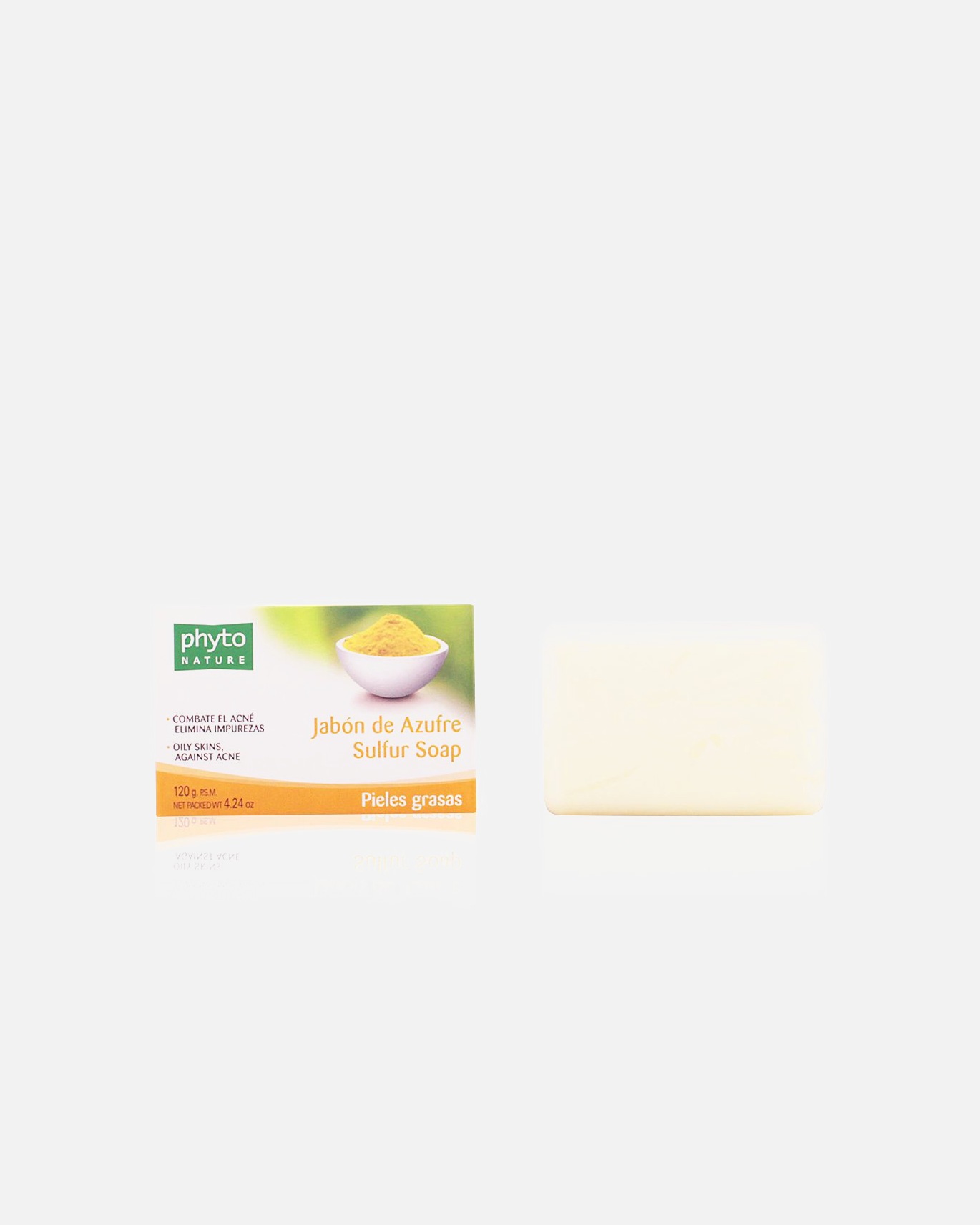 Körperseife für Unisex Luxana PHYTO NATURE pastilla jabón azufre 120 gr