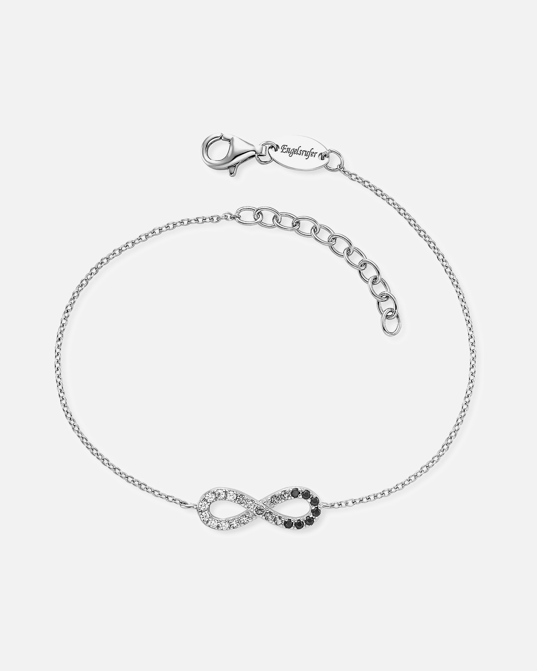Armband für Weiblich Engelsrufer Armband 925er Silber schwarz, silber