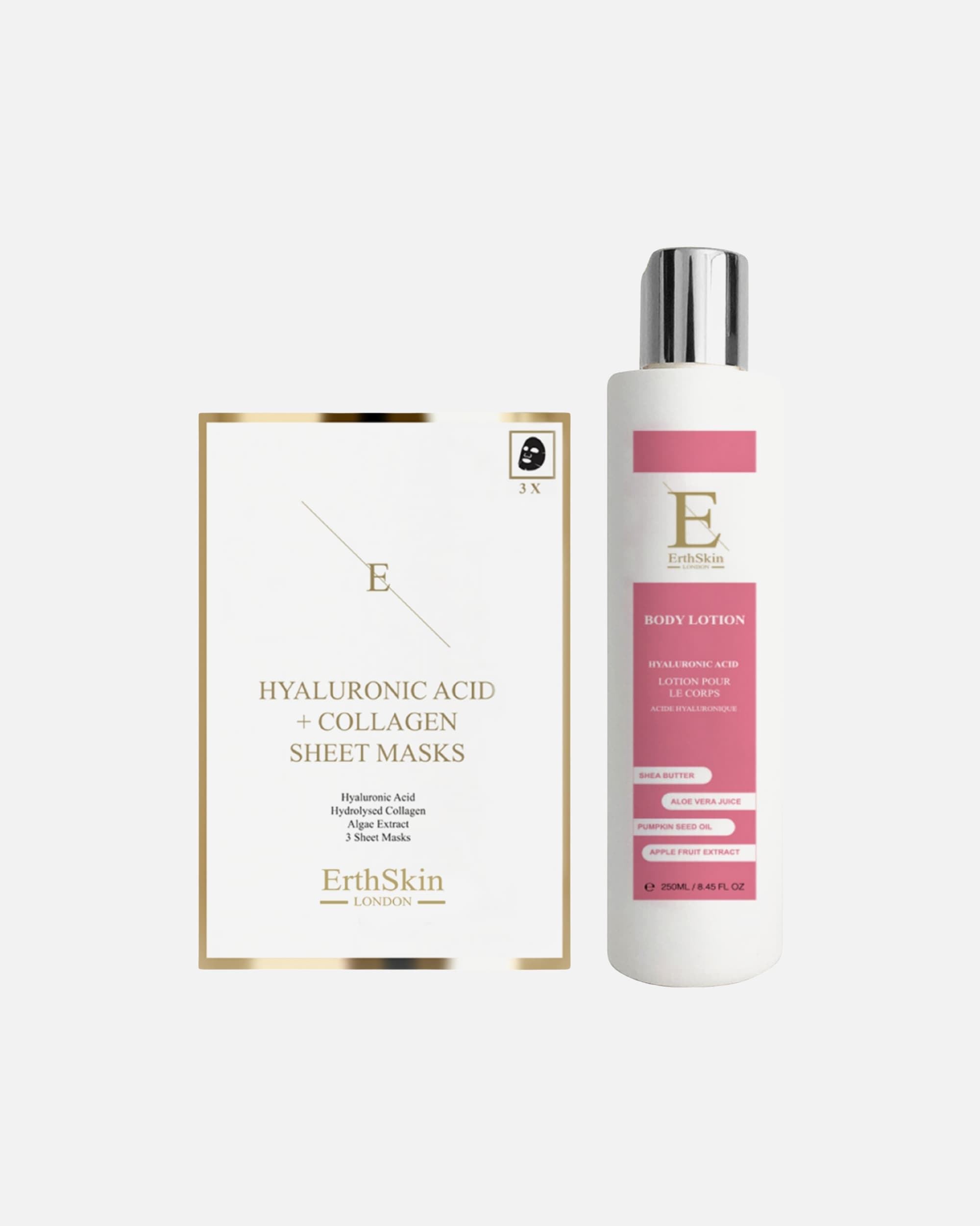 Körperpflegeset für Weiblich ErthSkin London Feuchtigkeitsset für Körper und Maske 1 Stück
