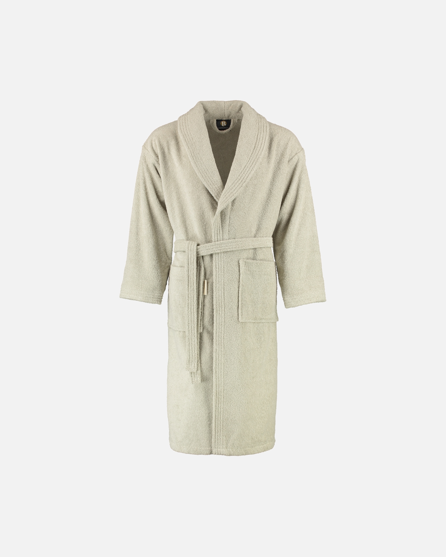 Bademantel für Unisex Rhomtuft Rhomtuft Bademäntel unisex Schalkragen Sir & Lady stone - 320 XL