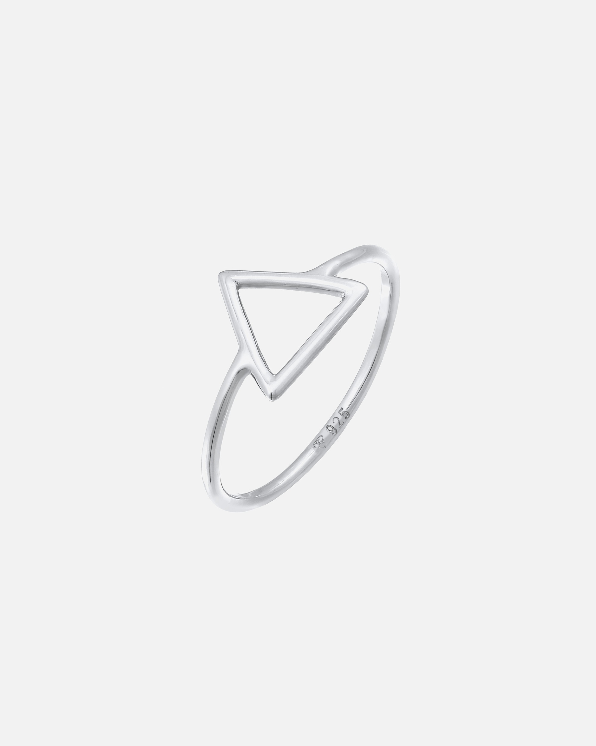 Ring für Weiblich Elli Trend Dreieck Statement 925 Silber 52