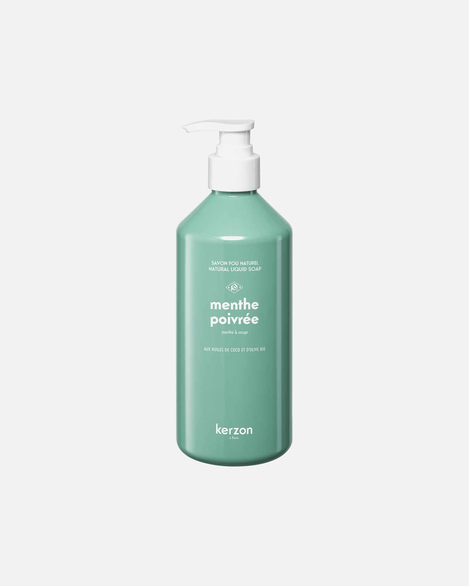 Handseife für Unisex Kerzon Liquid Soap Menthe Poivrée