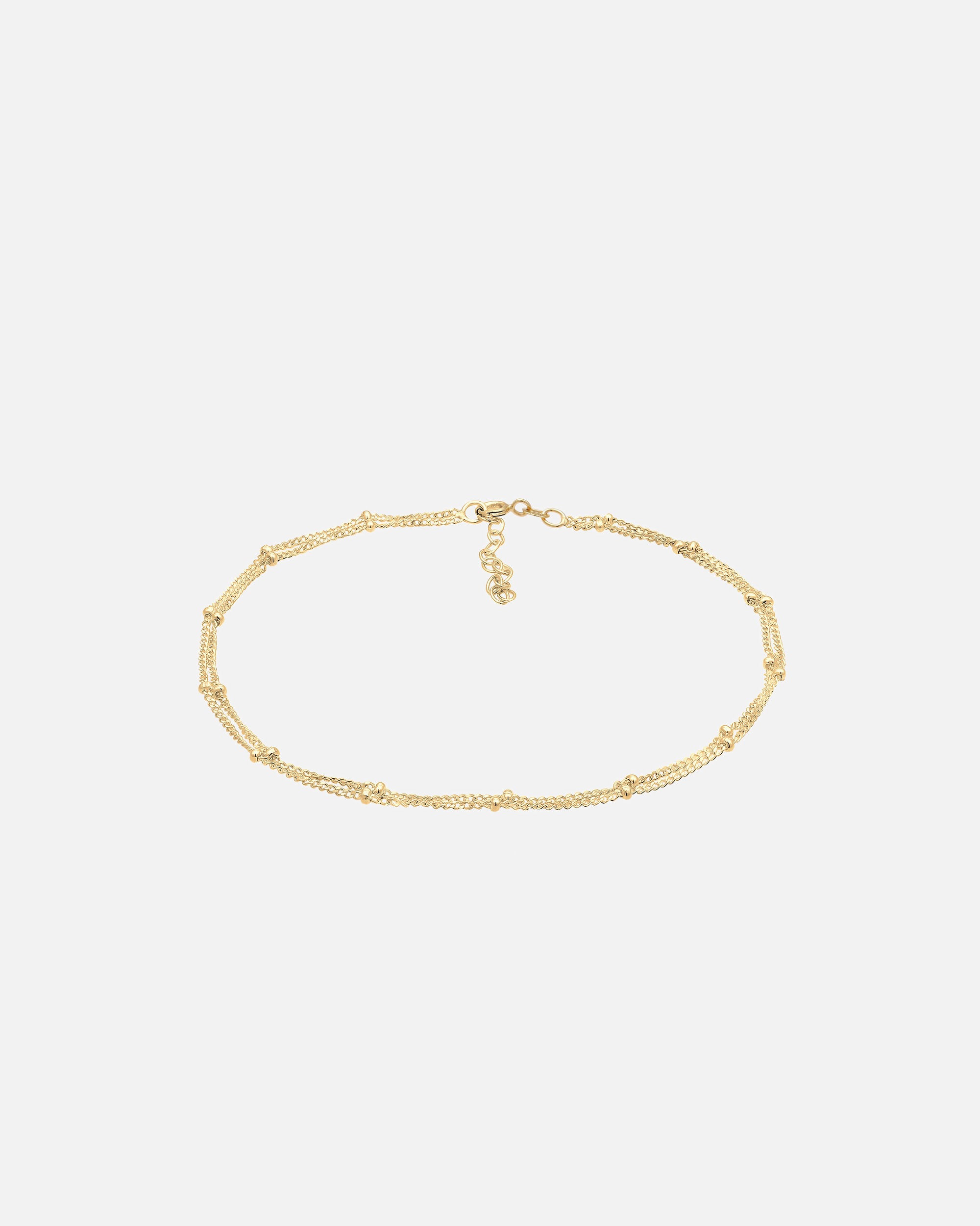 Schmuck für Weiblich Elli Basic Kugelkette Sommer Strand Zeitlos 925 Silber 1 Stück