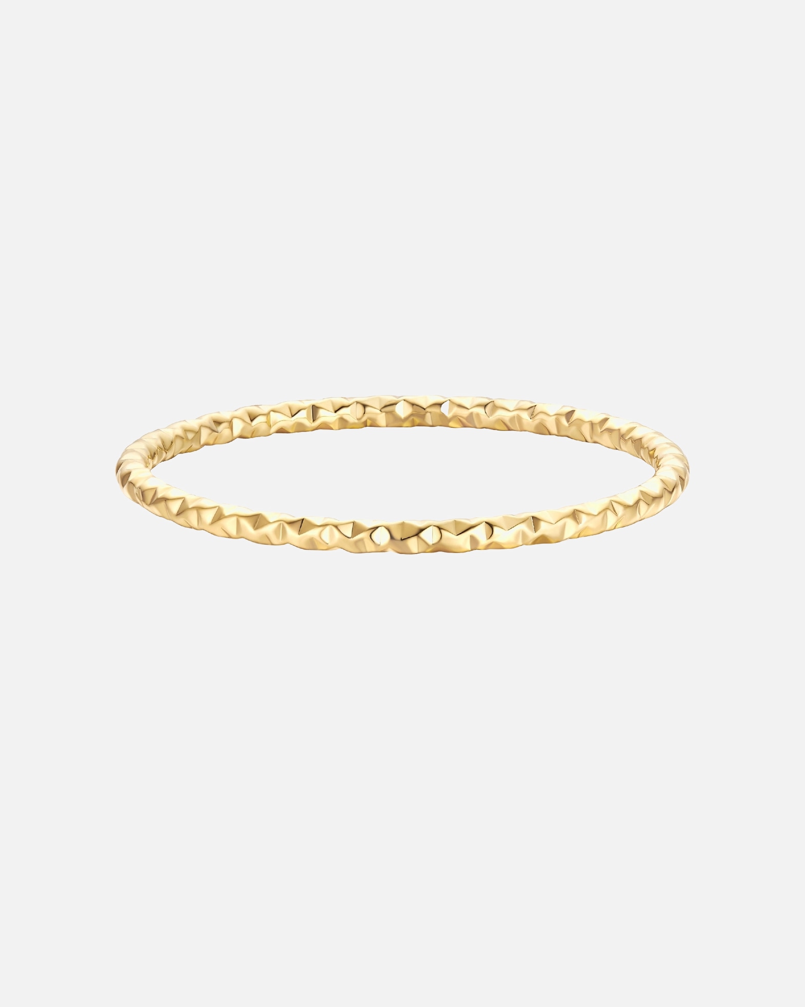 Ring für Weiblich EASTSIDE Ring aus Edelstahl in Gelbgold 52