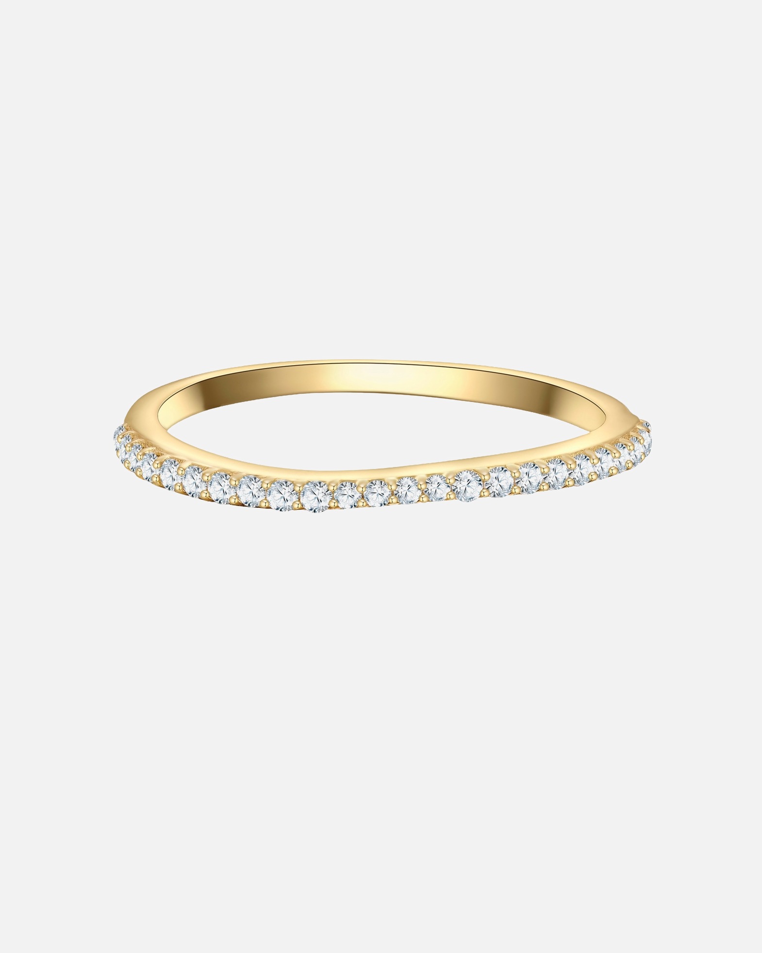 Ring für Weiblich Glanzstücke München Ring aus Sterling Silber in gelbgold mit Zirkonia 48