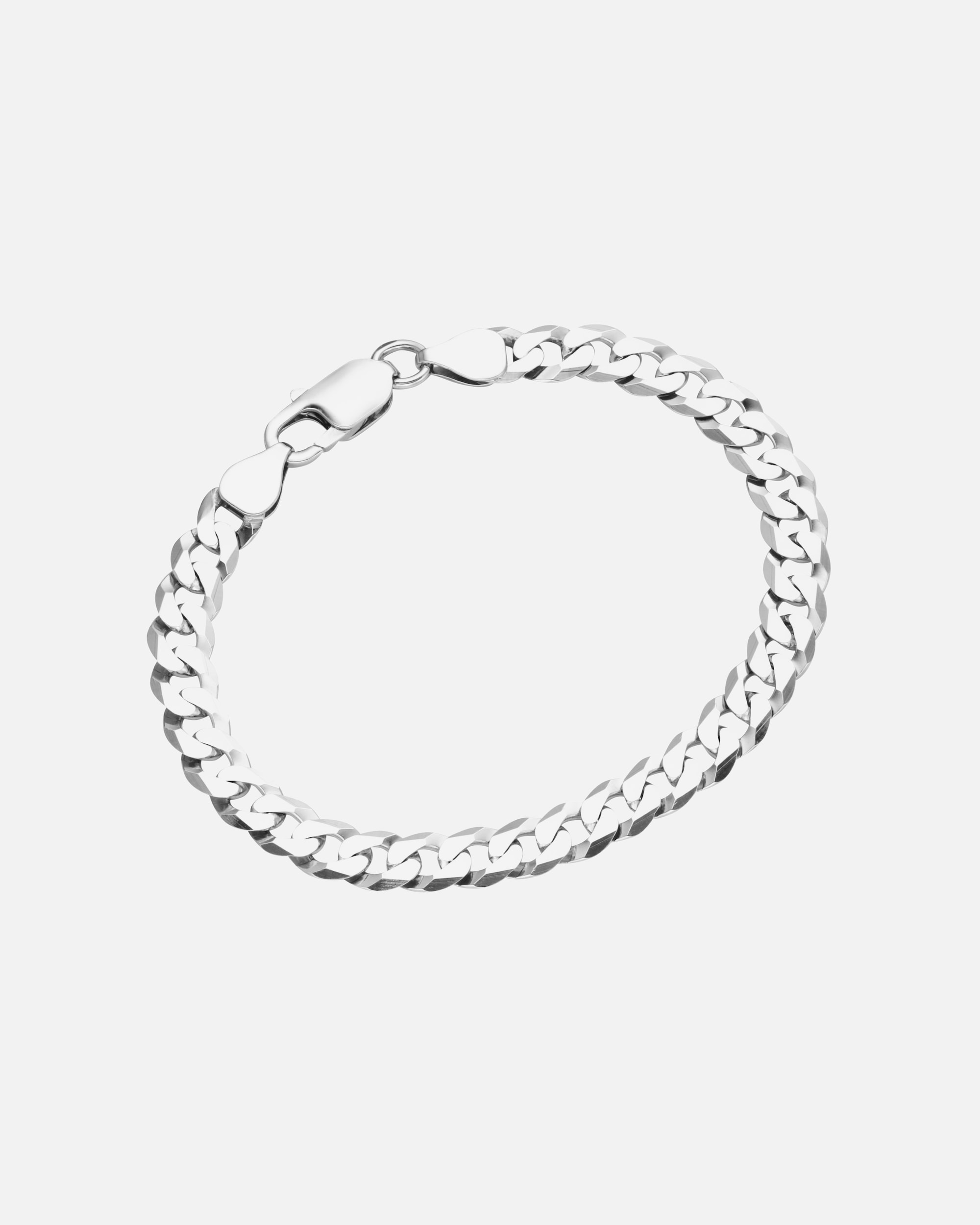 Armband für Weiblich Smart Jewel Armband Panzerkette diamantiert, massiv, Silber 925 21 cm