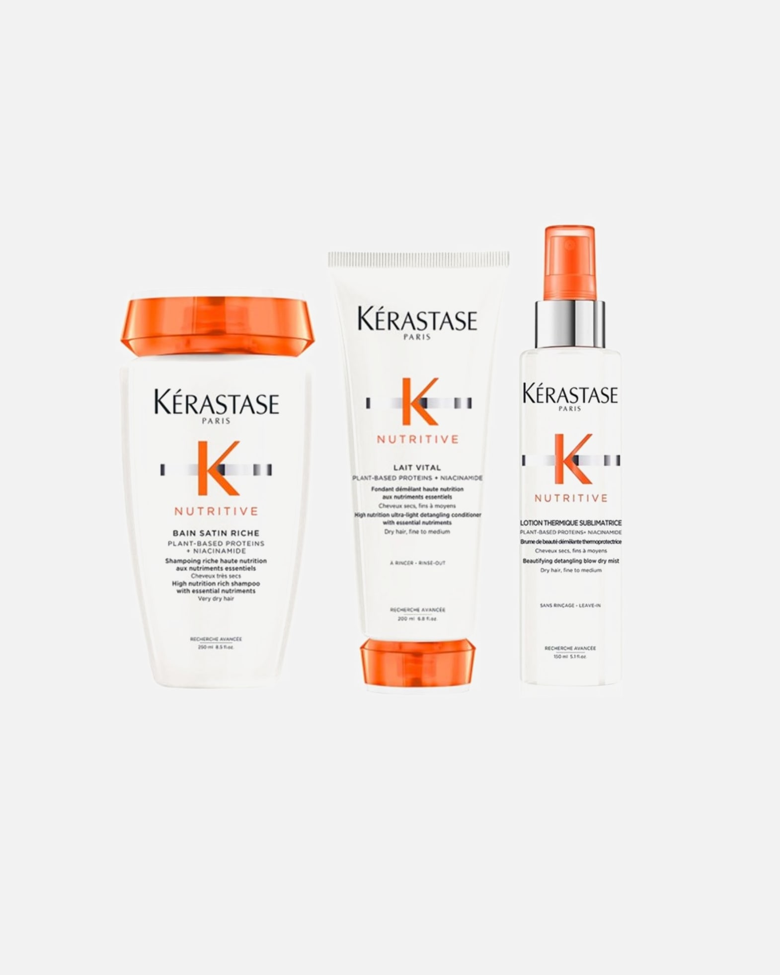 Haarpflegeset für Weiblich Kérastase Nutritive RICHE 3er Set (Bain / Lait Vital / LotionThermique) 1 Stück