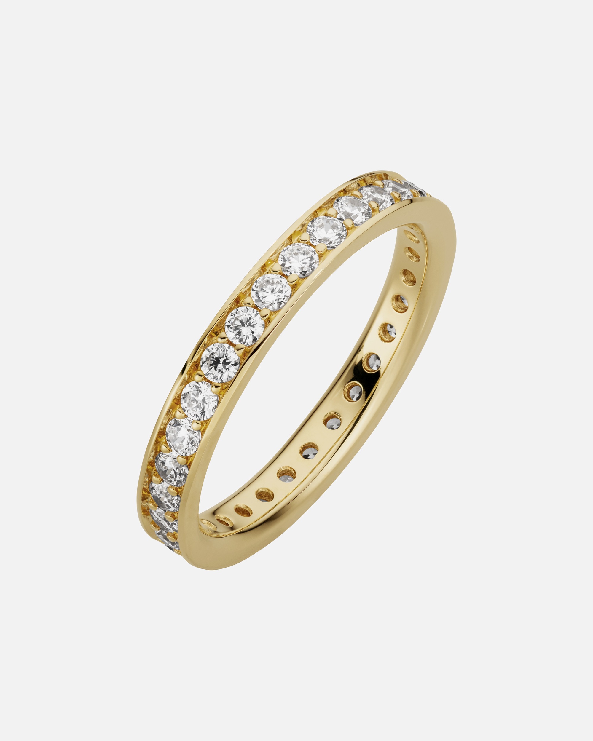 Ring für Weiblich Orolino Ring 333/- Gold Zirkonia weiß 050 (15,9)