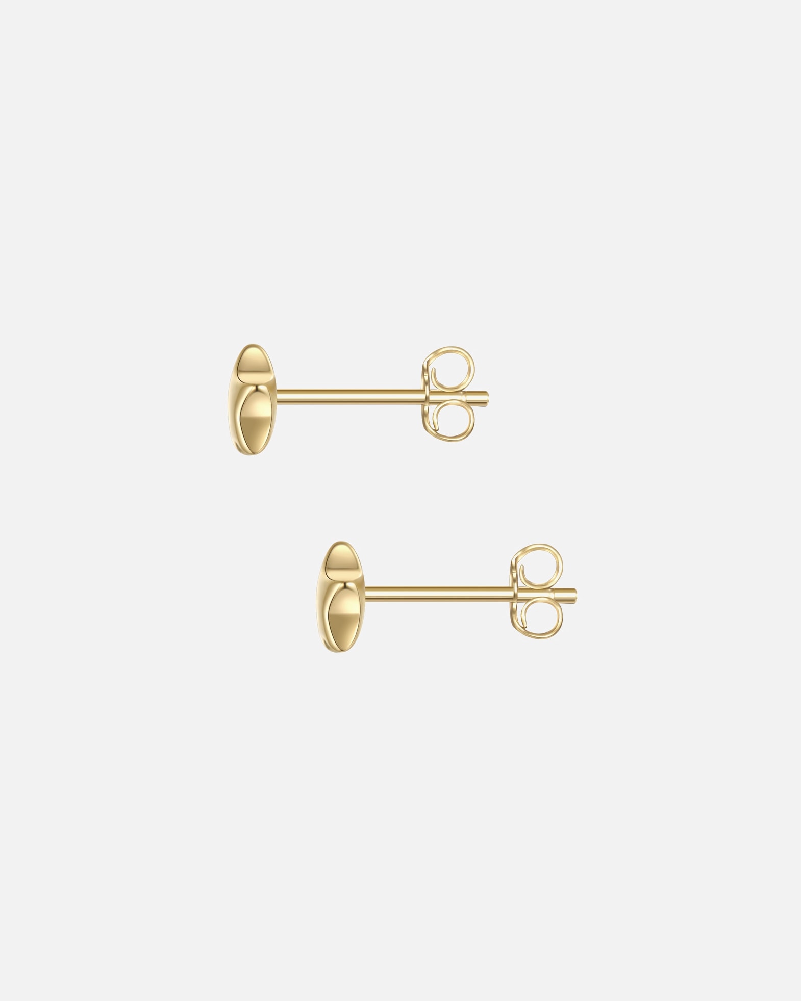 Ohrringe für Weiblich Glanzstücke München Ohrstecker Stern aus Sterling Silber in gelbgold 5,4 mm