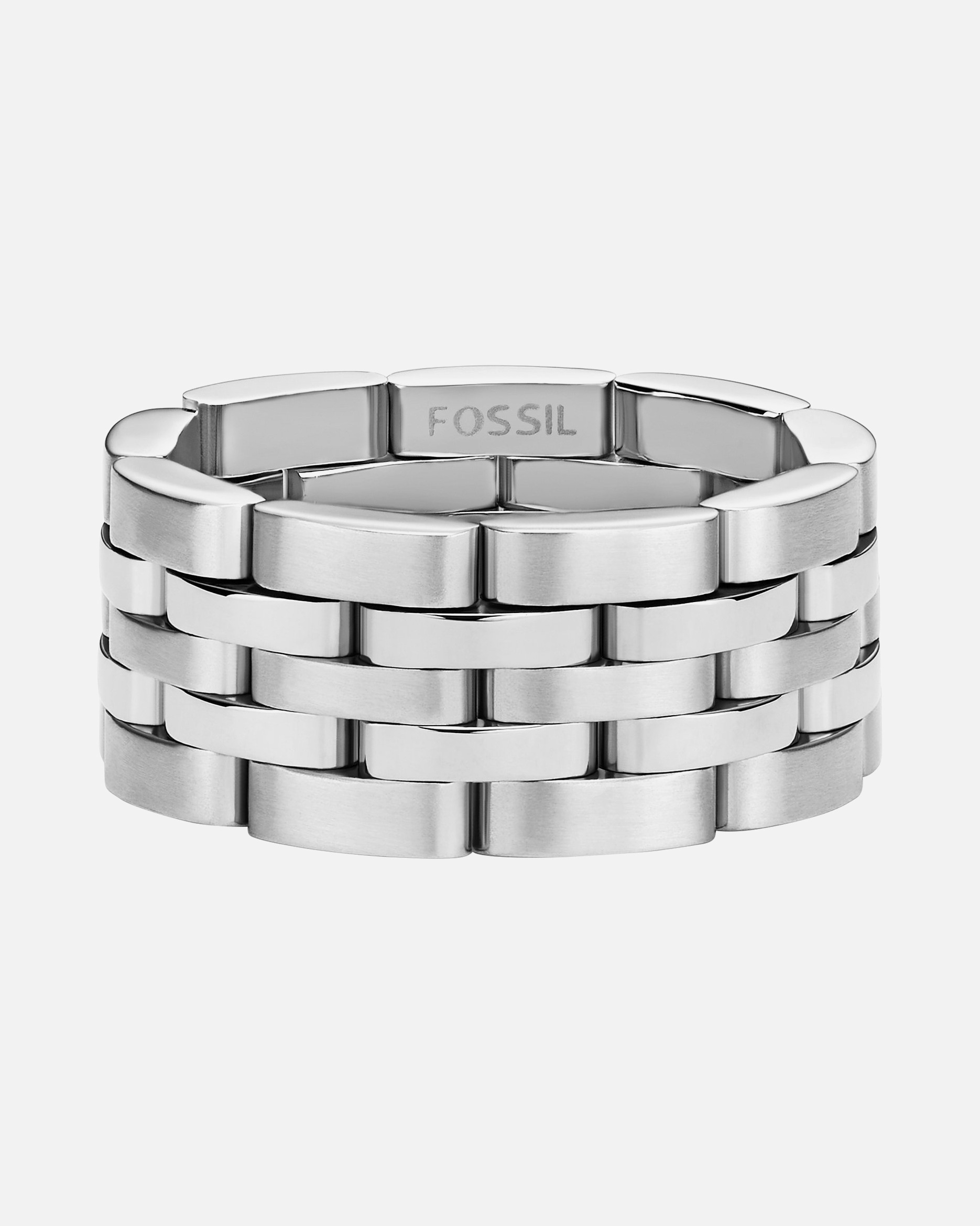 Ring für Männlich Fossil Herrenring Edelstahl 60