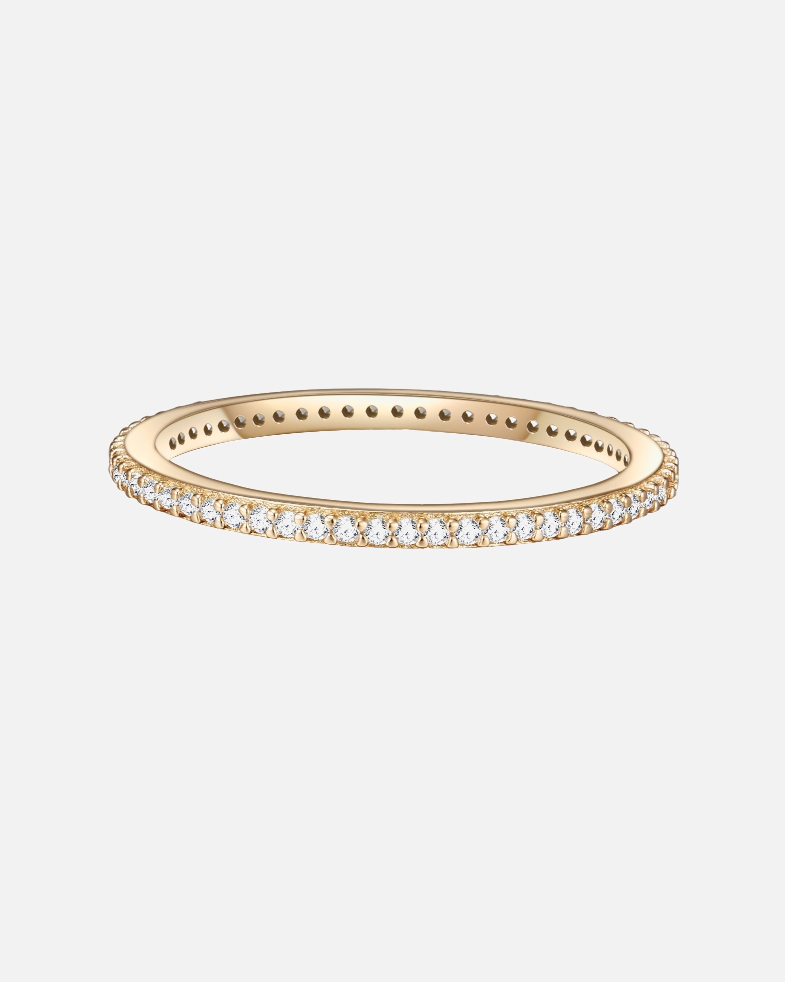 Ring für Weiblich Glanzstücke München Ring aus Sterling Silber in gelbgold mit Zirkonia 48