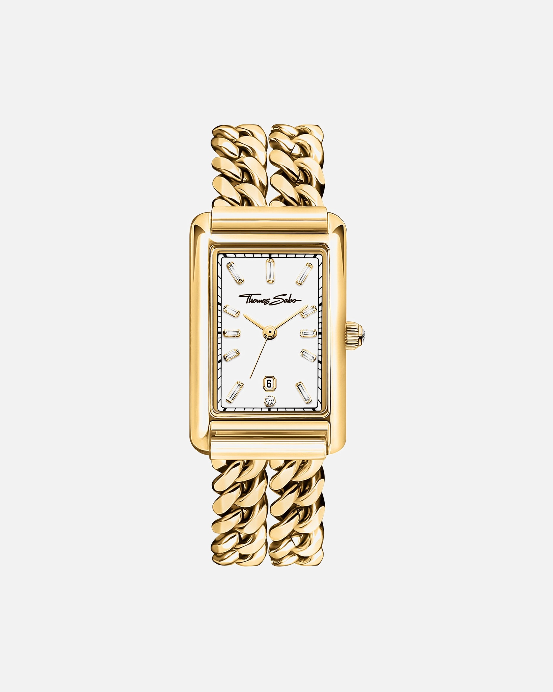 Uhr für Weiblich Thomas Sabo Damenuhr Edelstahl gold