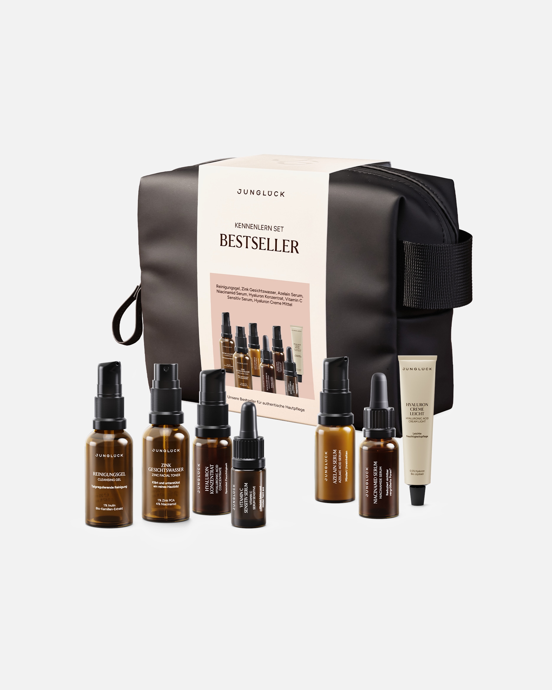 Gesichtspflegeset für Unisex Junglück KENNENLERN SET Bestseller 1 Stück