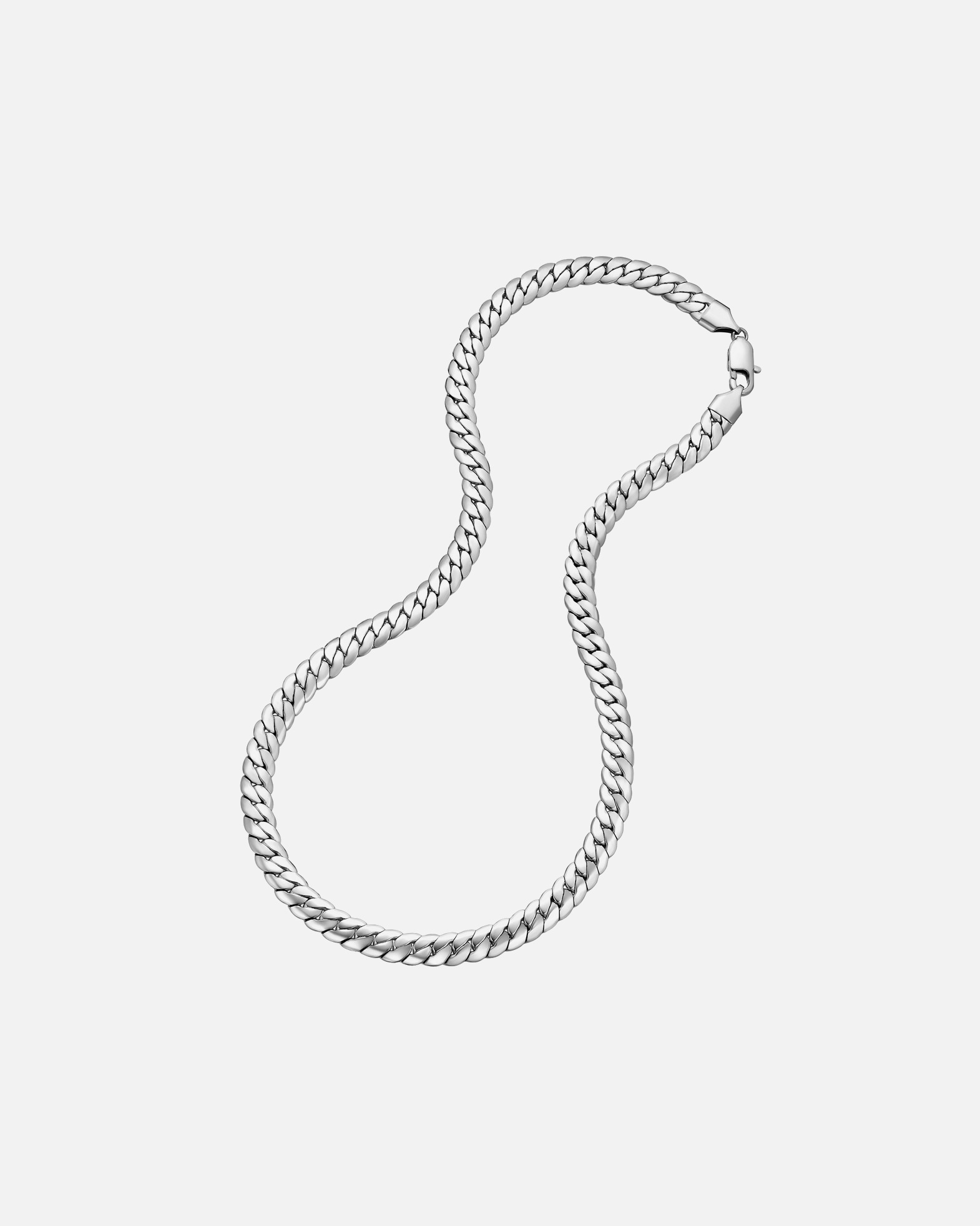 Halskette für Männlich True Rebels Halskette aus Edelstahl in silber 50 cm