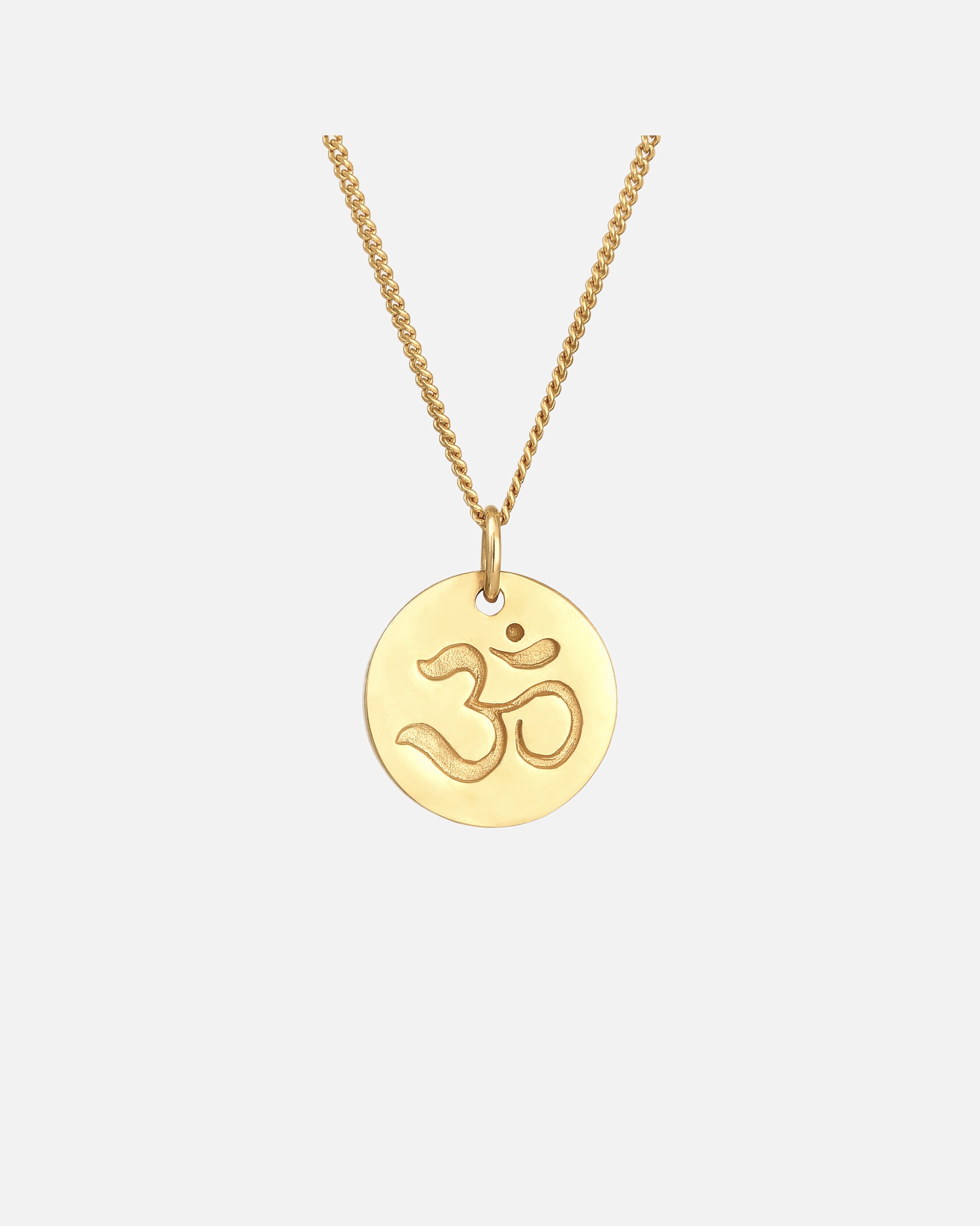 Halskette für Weiblich Elli Om Mantra Yoga Symbol 925 Silber 1 Stück