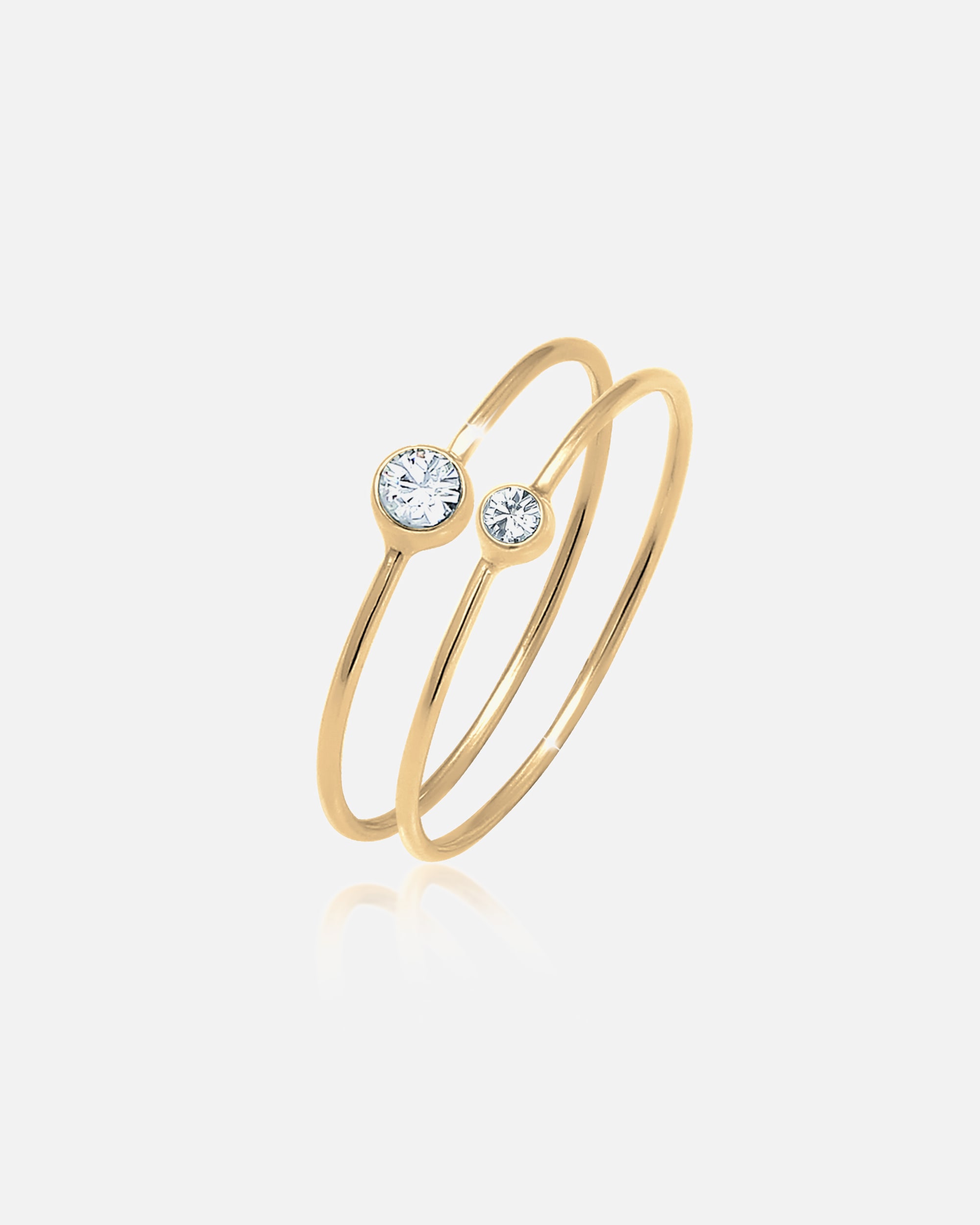Ring für Weiblich Elli Set 925 Silber, mit Kristallen von Swarovski® 56