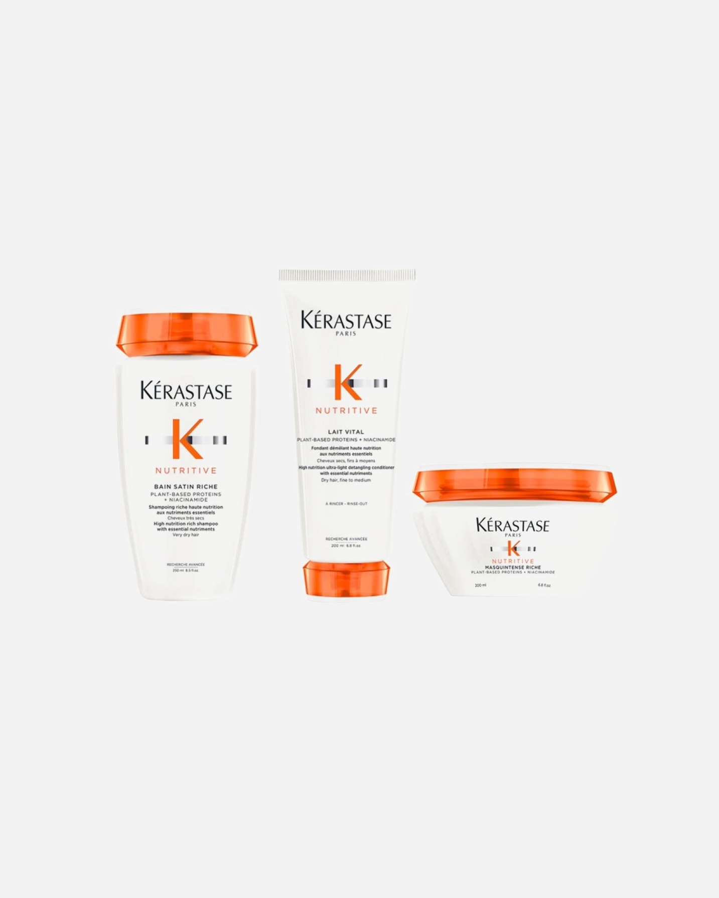 Haarpflegeset für Weiblich Kérastase Nutritive Set RICHE Masque (Satin Riche / Lait Vital/ Riche Maske) 1 Stück