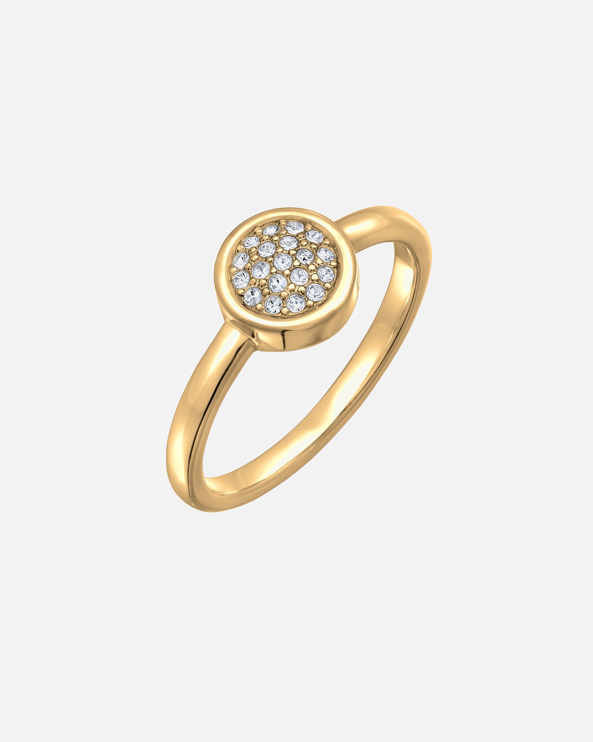 Ring für Weiblich Elli Kristalle Elegant Solitäre Farbe Silber für Dame 52