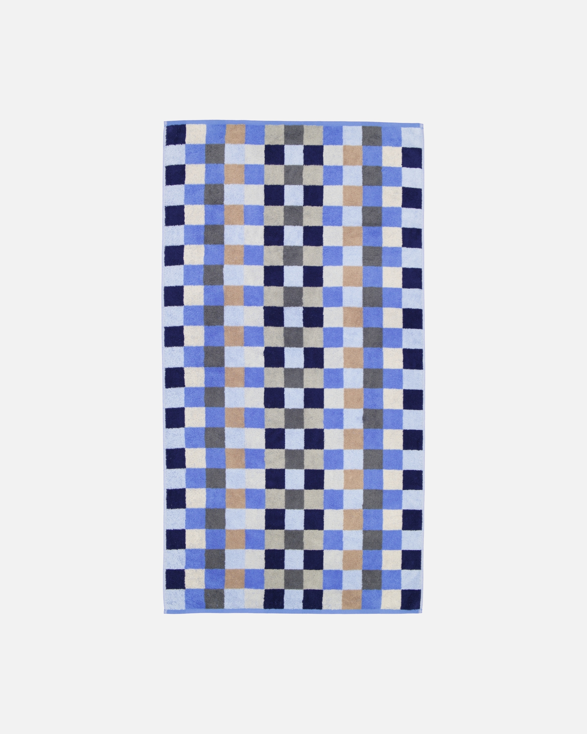 Handtuch für Unisex Cawö Cawö Handtücher Unique Karo 942 saphir - 11 Duschtuch 70x140 cm